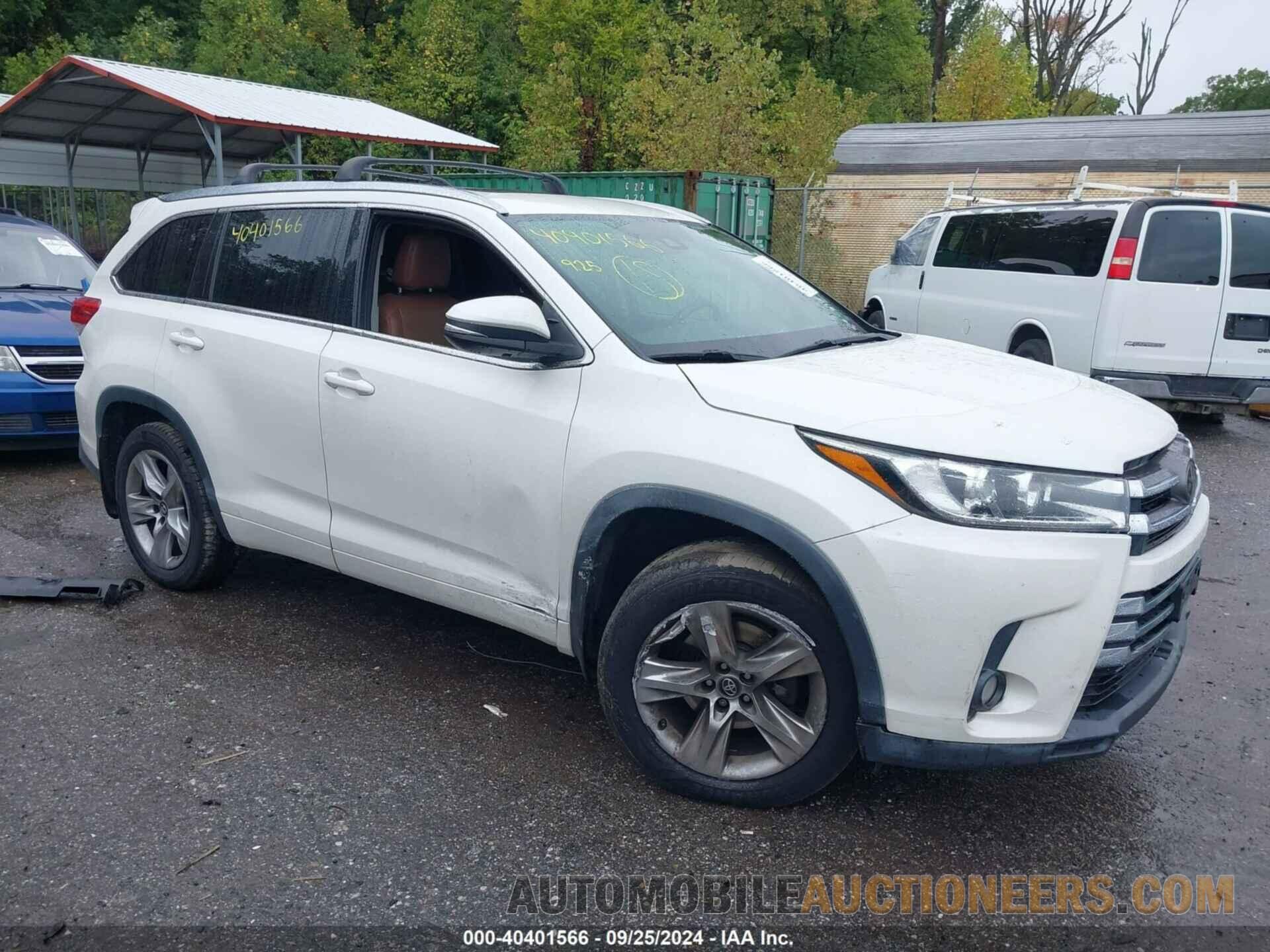 5TDDZRFH4HS479170 TOYOTA HIGHLANDER 2017