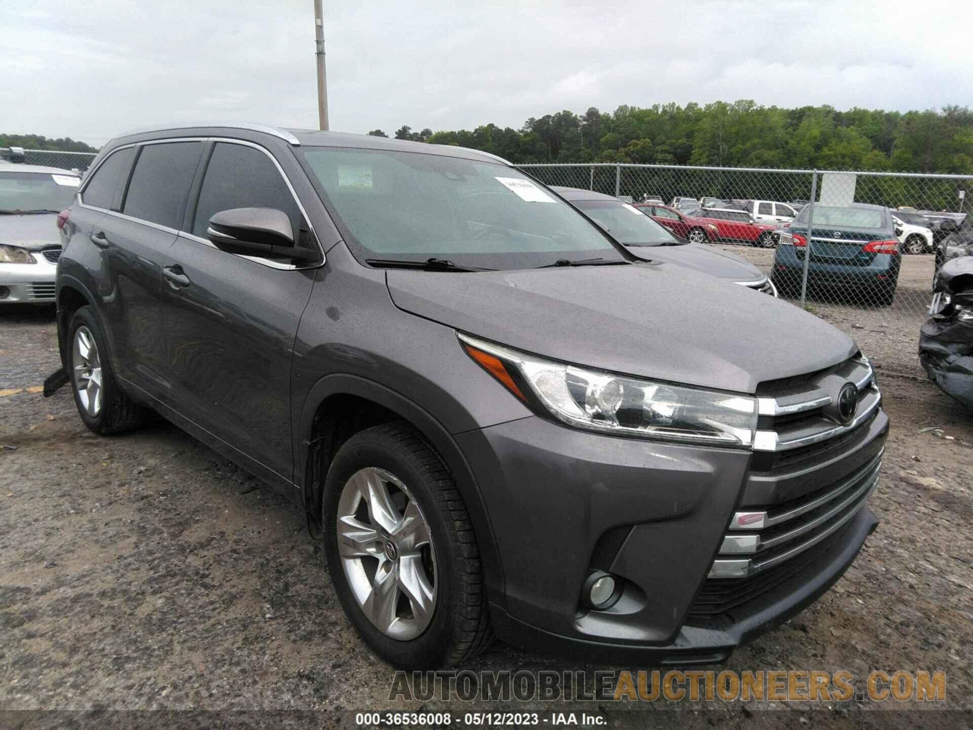 5TDDZRFH4JS485203 TOYOTA HIGHLANDER 2018