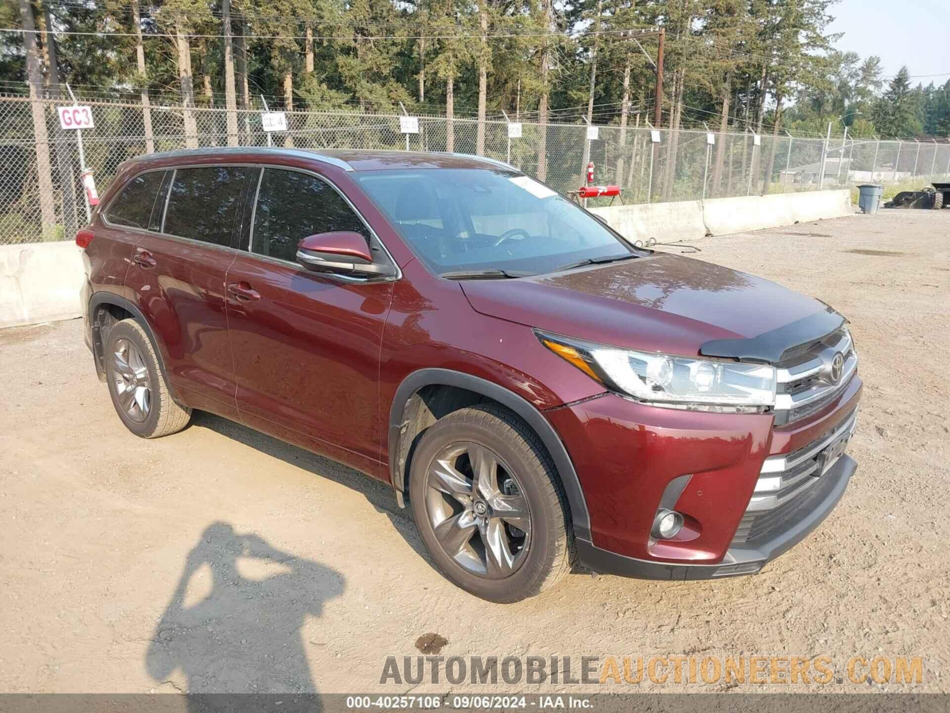 5TDDZRFH4KS710723 TOYOTA HIGHLANDER 2019