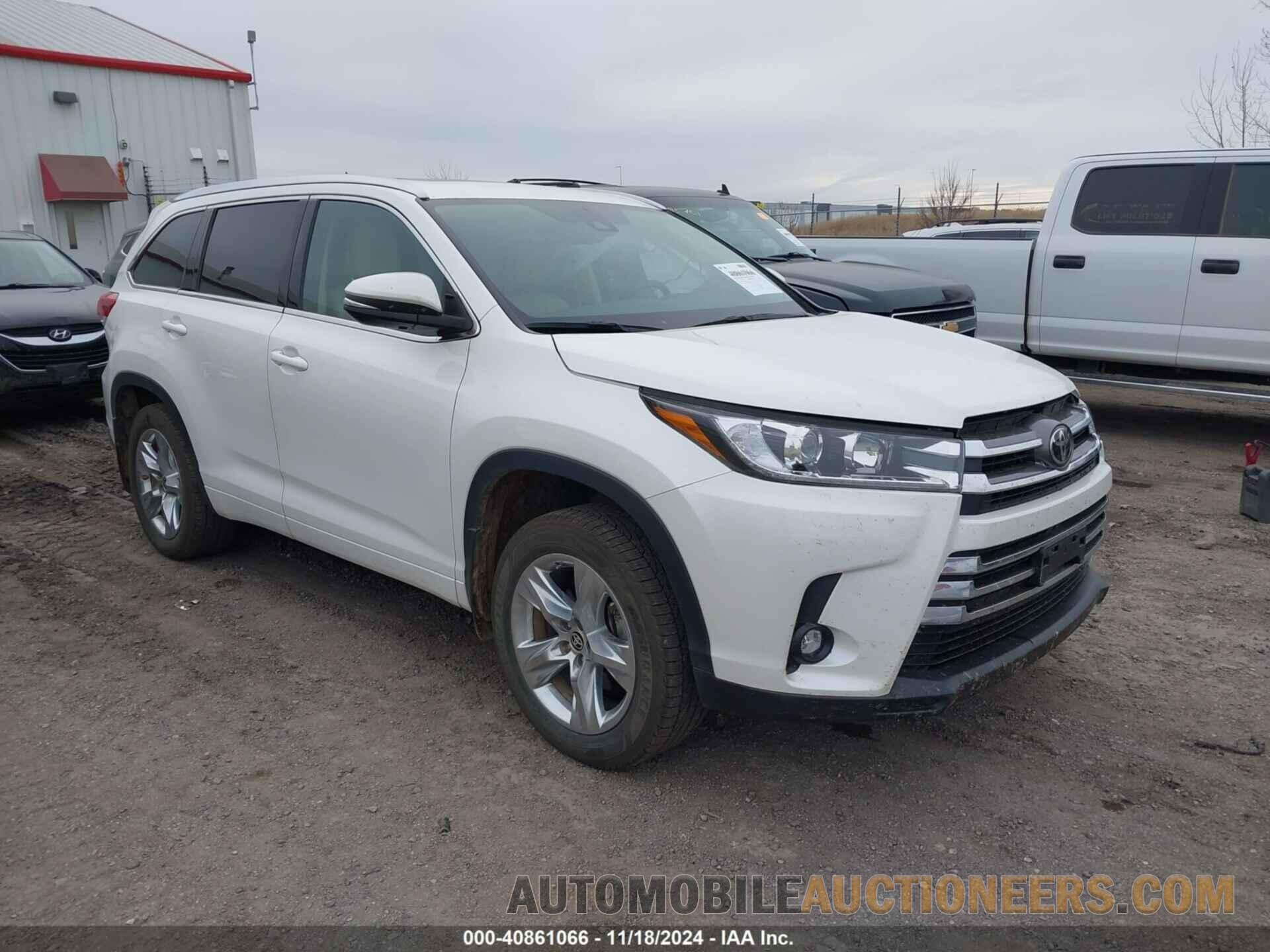 5TDDZRFH4KS743804 TOYOTA HIGHLANDER 2019