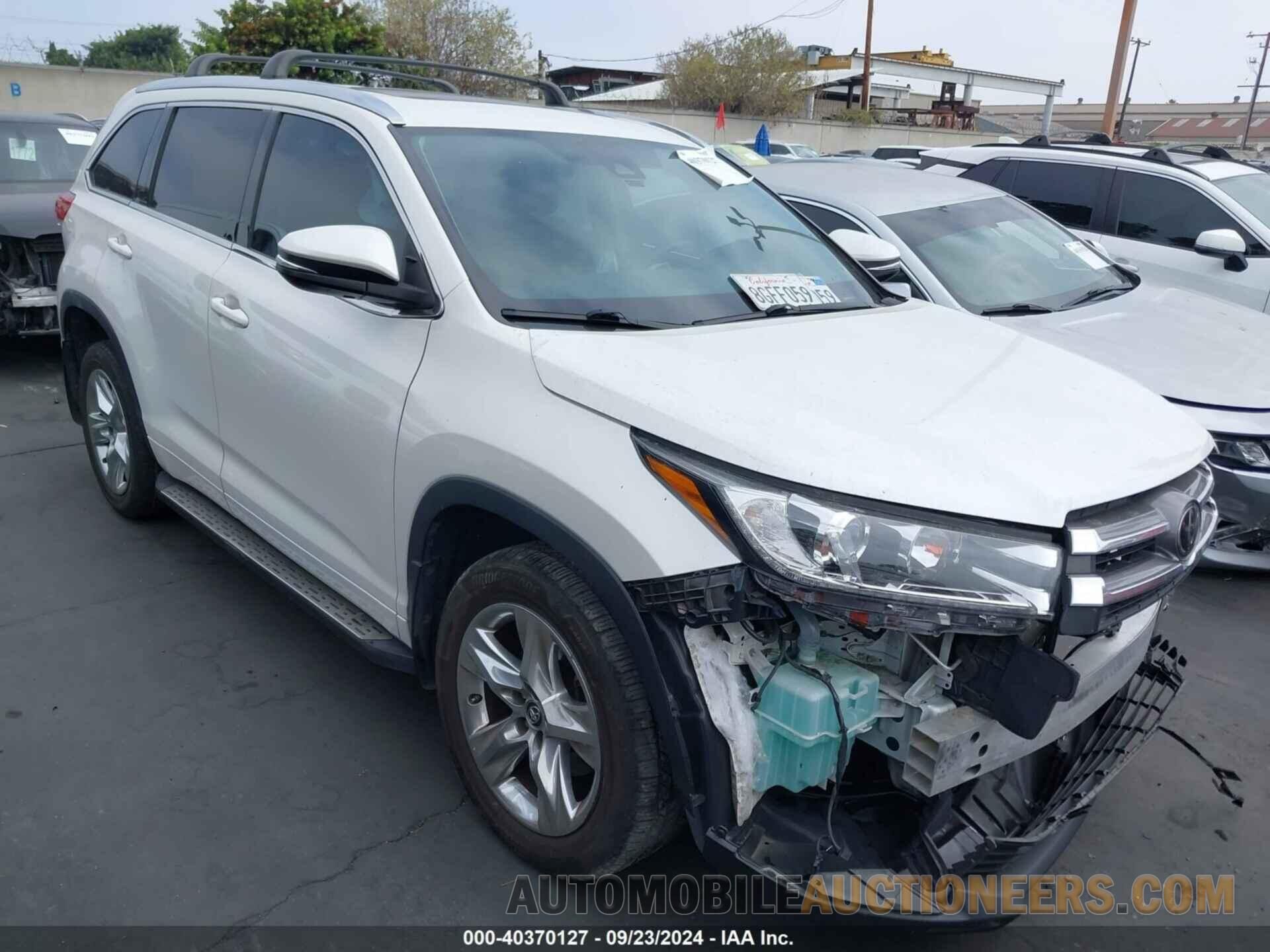 5TDDZRFH4KS919279 TOYOTA HIGHLANDER 2019