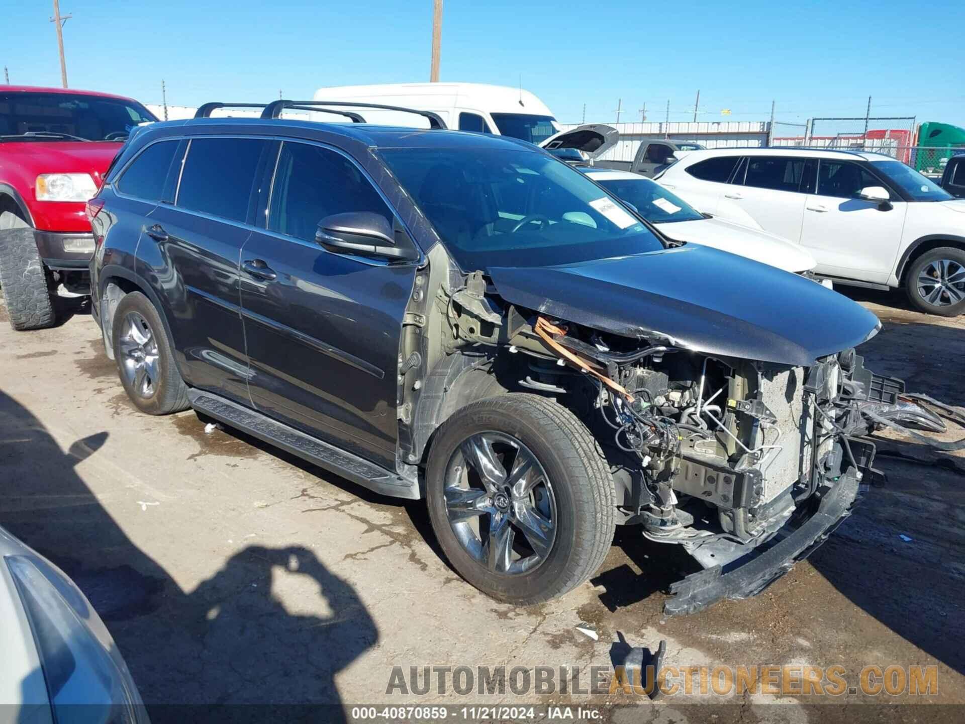 5TDDZRFH4KS943842 TOYOTA HIGHLANDER 2019