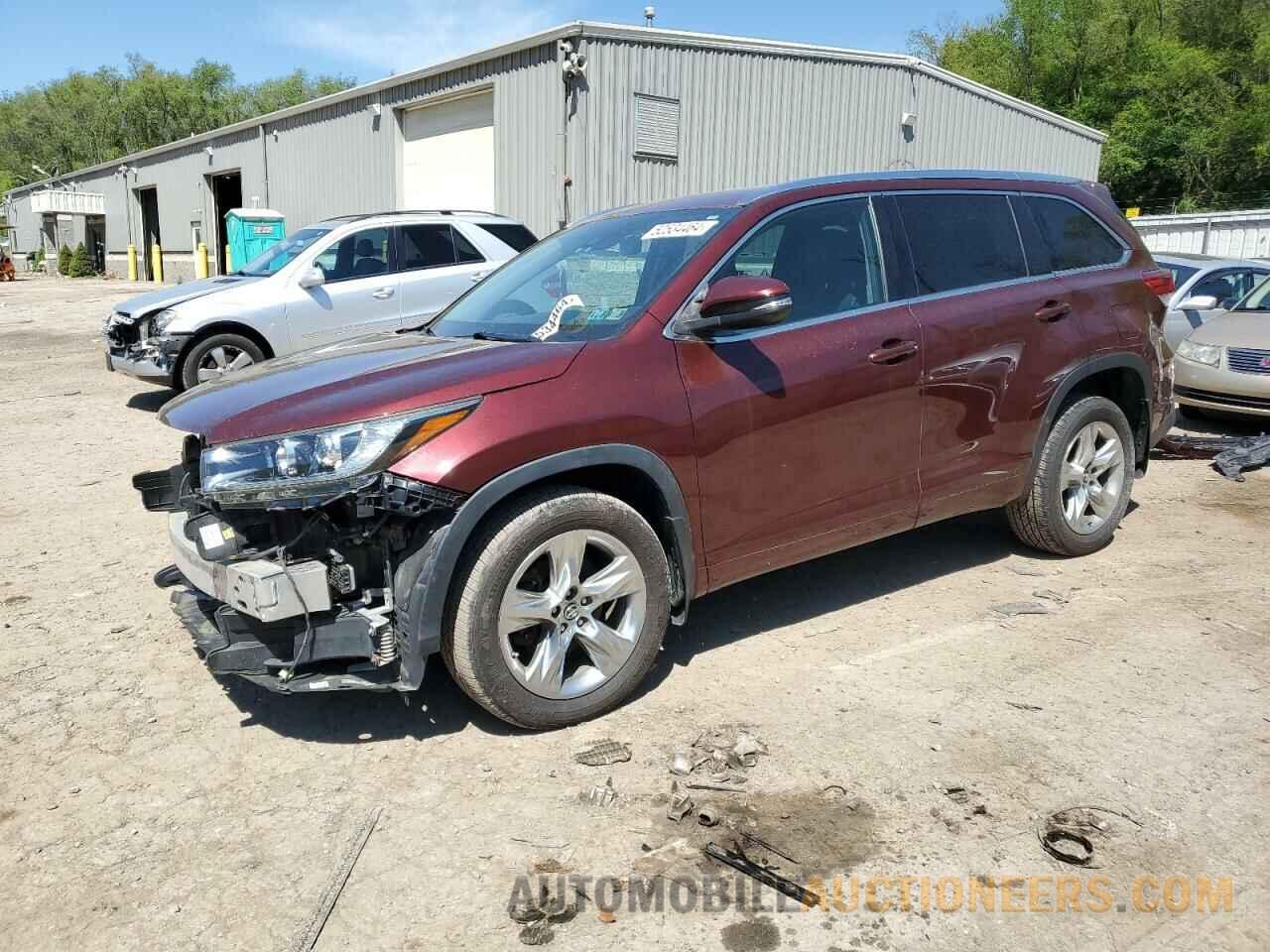 5TDDZRFH5HS365632 TOYOTA HIGHLANDER 2017