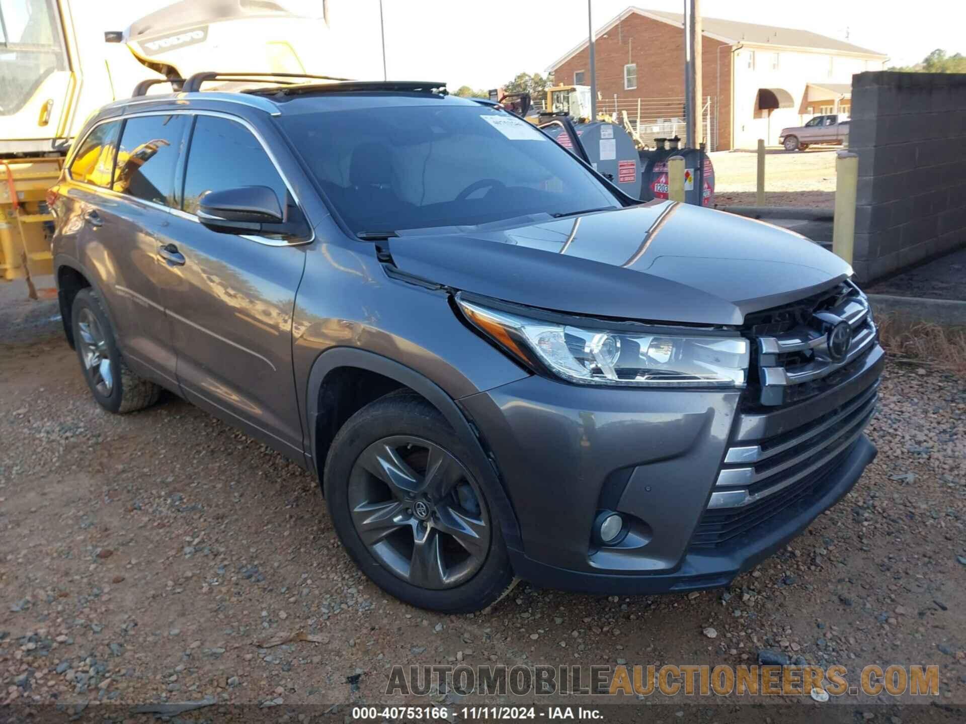 5TDDZRFH5HS382740 TOYOTA HIGHLANDER 2017