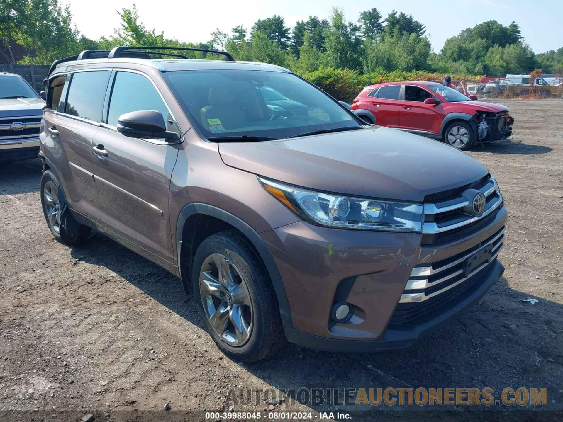 5TDDZRFH5HS387582 TOYOTA HIGHLANDER 2017