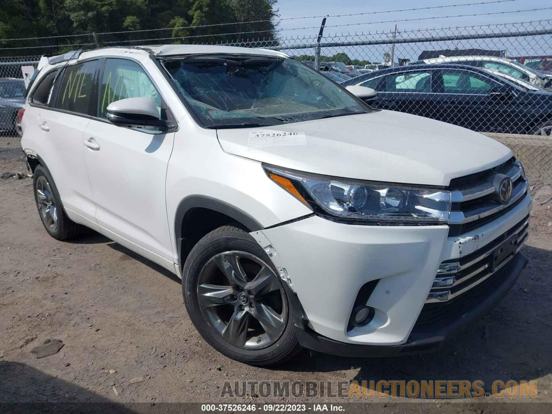 5TDDZRFH5HS389882 TOYOTA HIGHLANDER 2017