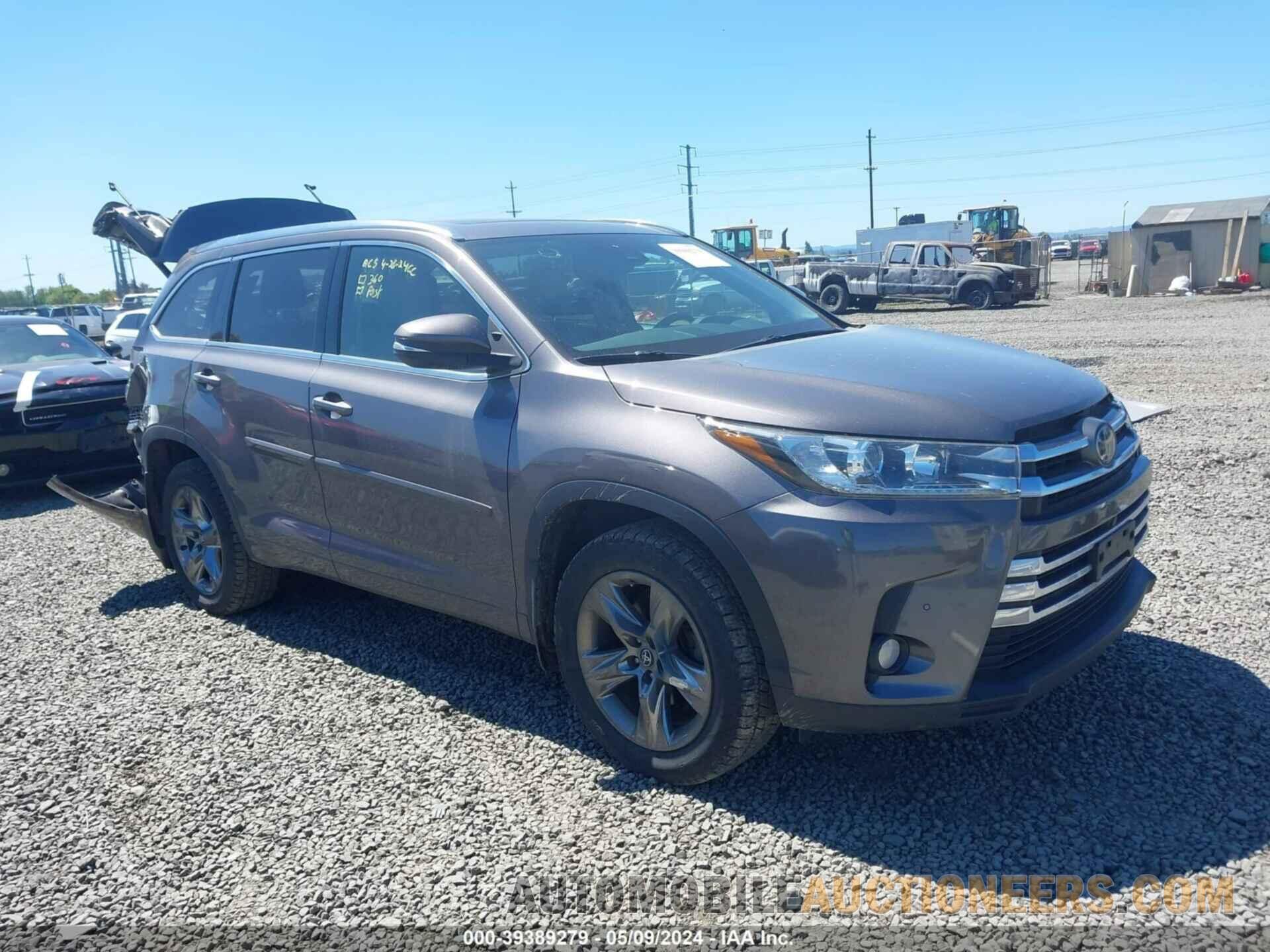 5TDDZRFH5HS403702 TOYOTA HIGHLANDER 2017