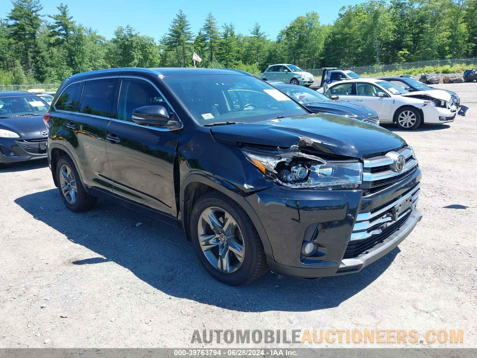 5TDDZRFH5HS423528 TOYOTA HIGHLANDER 2017