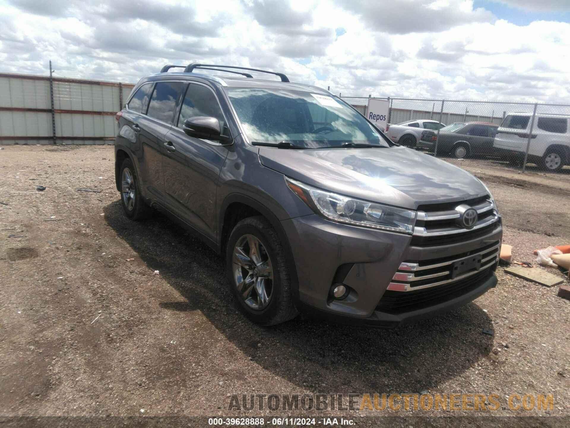 5TDDZRFH5HS461017 TOYOTA HIGHLANDER 2017