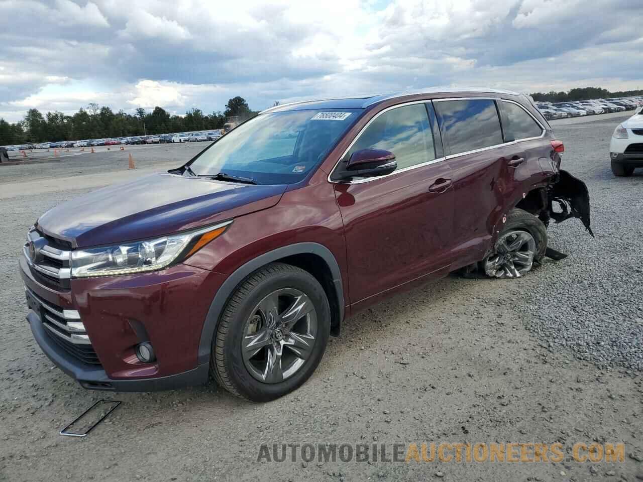 5TDDZRFH5JS810411 TOYOTA HIGHLANDER 2018