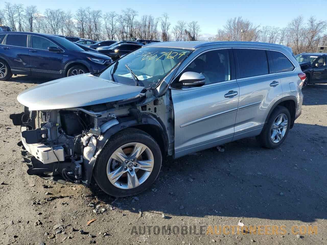 5TDDZRFH5JS842596 TOYOTA HIGHLANDER 2018