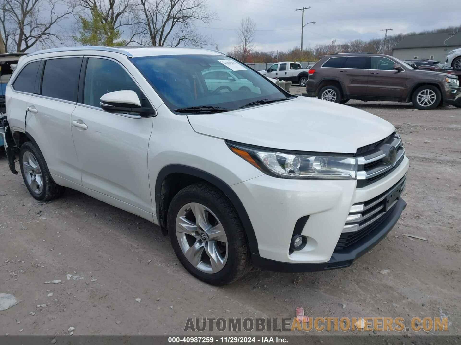 5TDDZRFH5KS937936 TOYOTA HIGHLANDER 2019