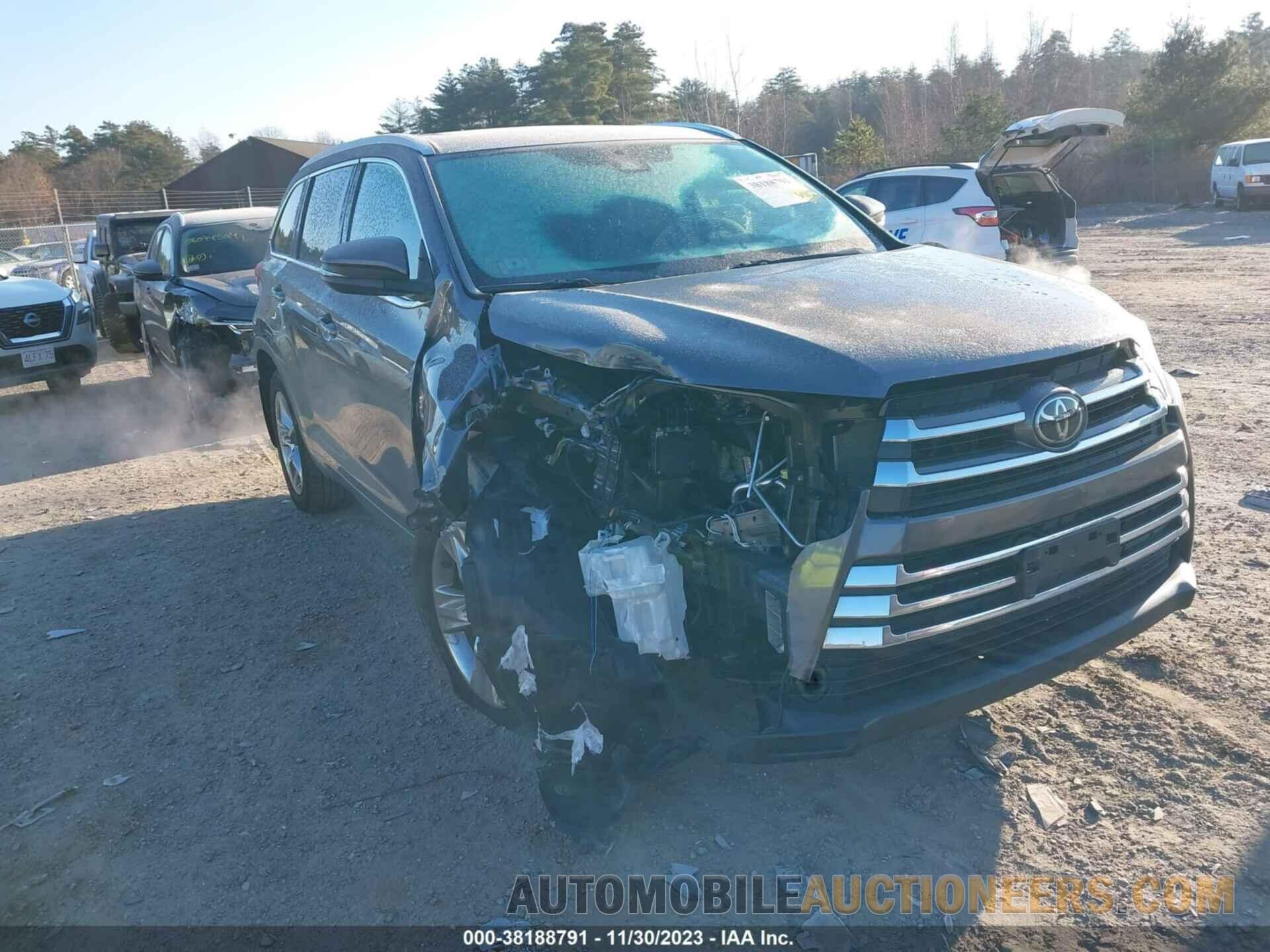 5TDDZRFH5KS947916 TOYOTA HIGHLANDER 2019