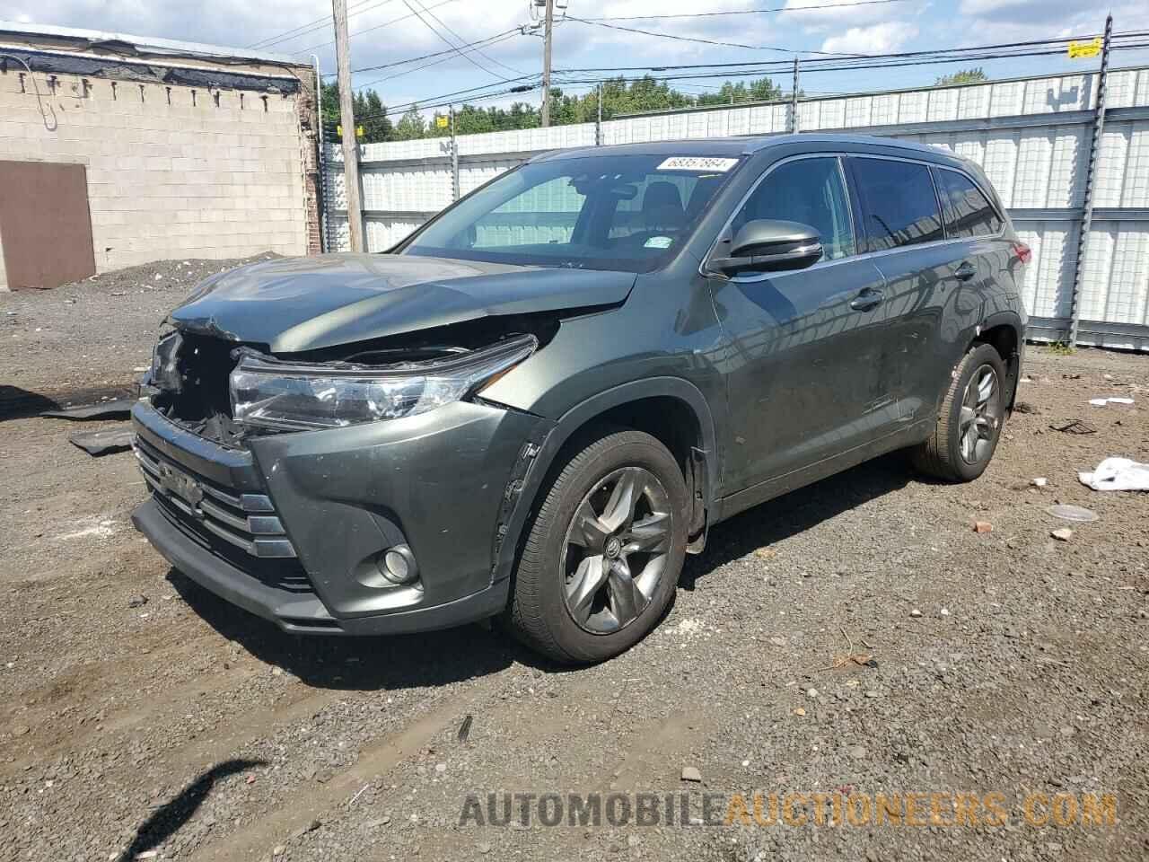 5TDDZRFH6HS391544 TOYOTA HIGHLANDER 2017