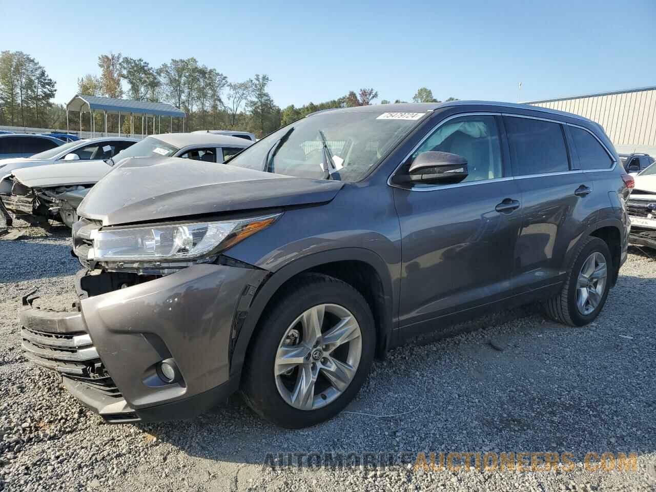 5TDDZRFH6HS412540 TOYOTA HIGHLANDER 2017