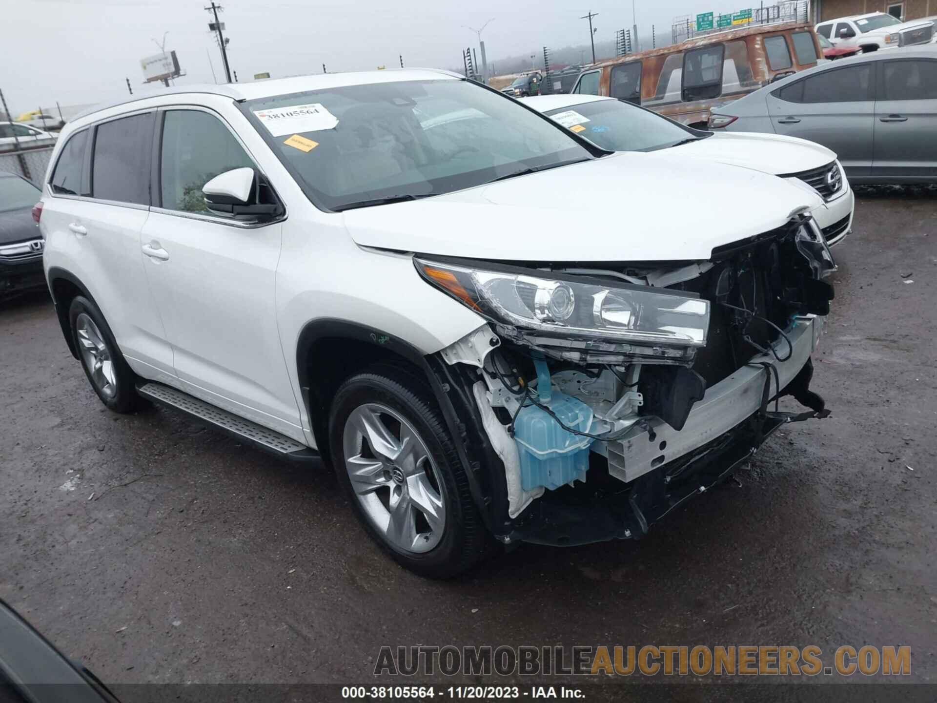 5TDDZRFH6HS415292 TOYOTA HIGHLANDER 2017