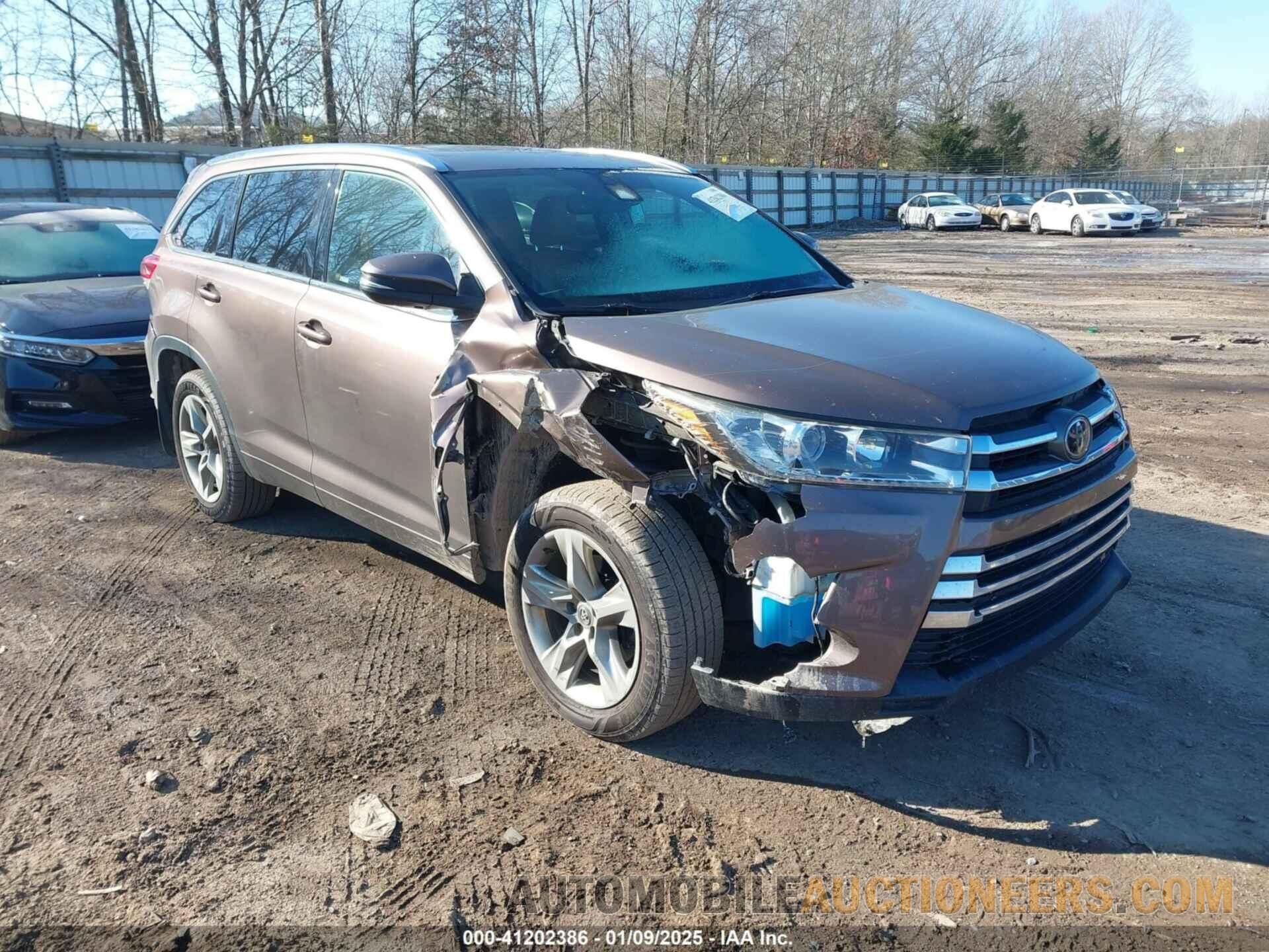 5TDDZRFH6HS439267 TOYOTA HIGHLANDER 2017