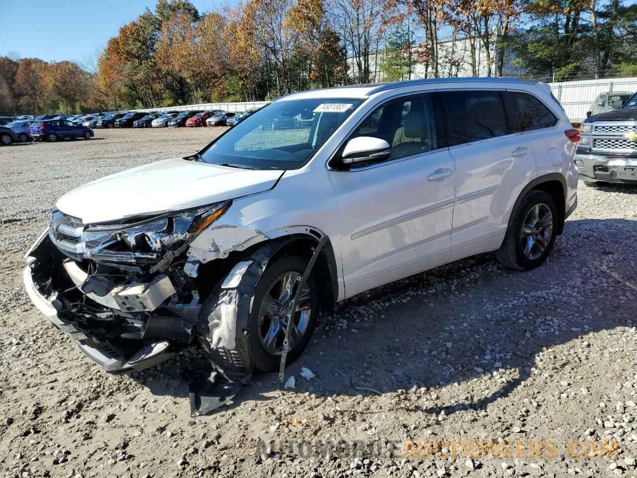 5TDDZRFH6HS455503 TOYOTA HIGHLANDER 2017