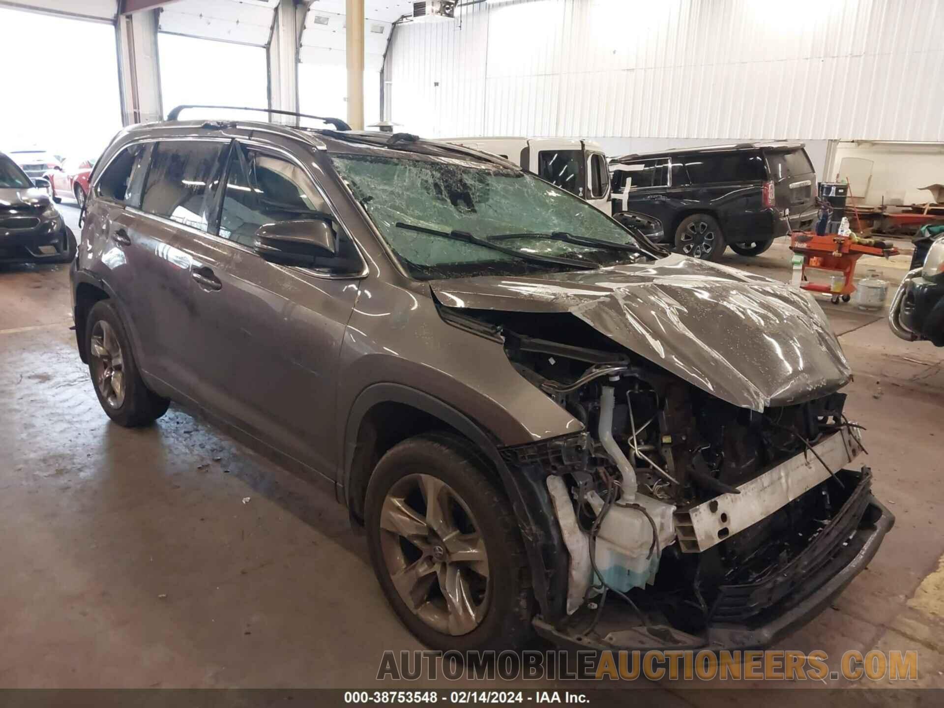 5TDDZRFH6HS457946 TOYOTA HIGHLANDER 2017