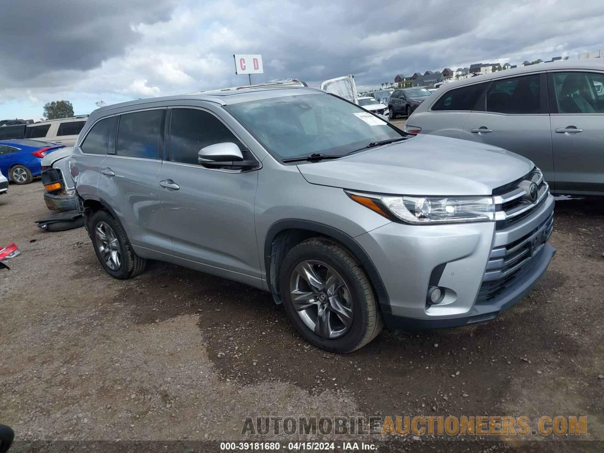 5TDDZRFH6HS458627 TOYOTA HIGHLANDER 2017