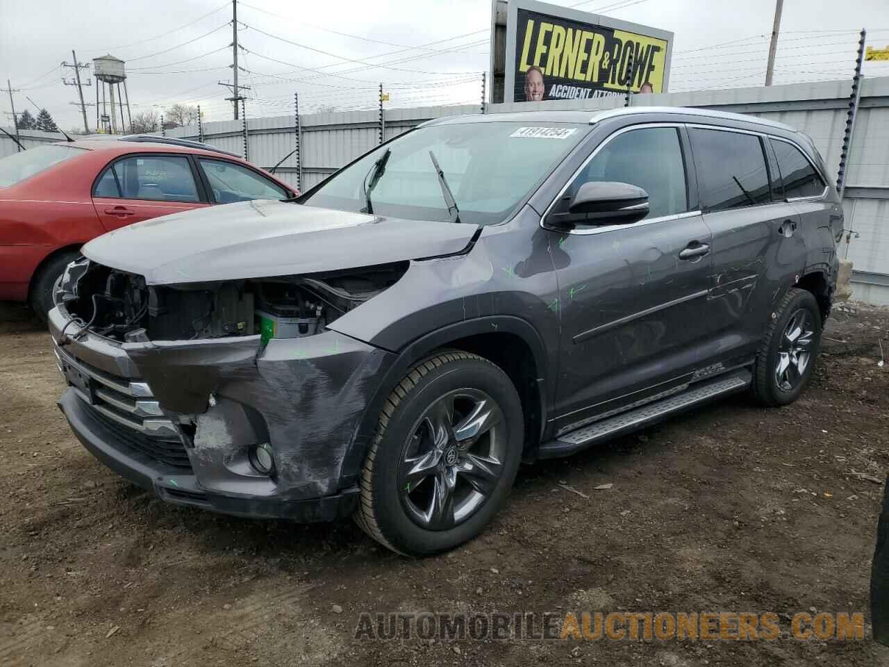 5TDDZRFH6HS467389 TOYOTA HIGHLANDER 2017