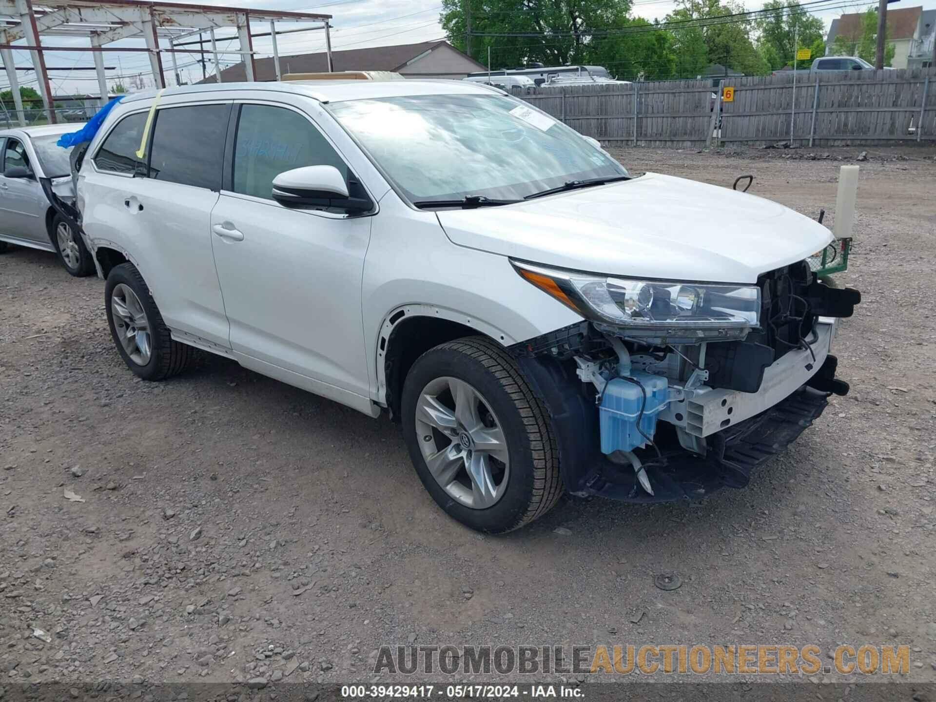 5TDDZRFH6JS493383 TOYOTA HIGHLANDER 2018