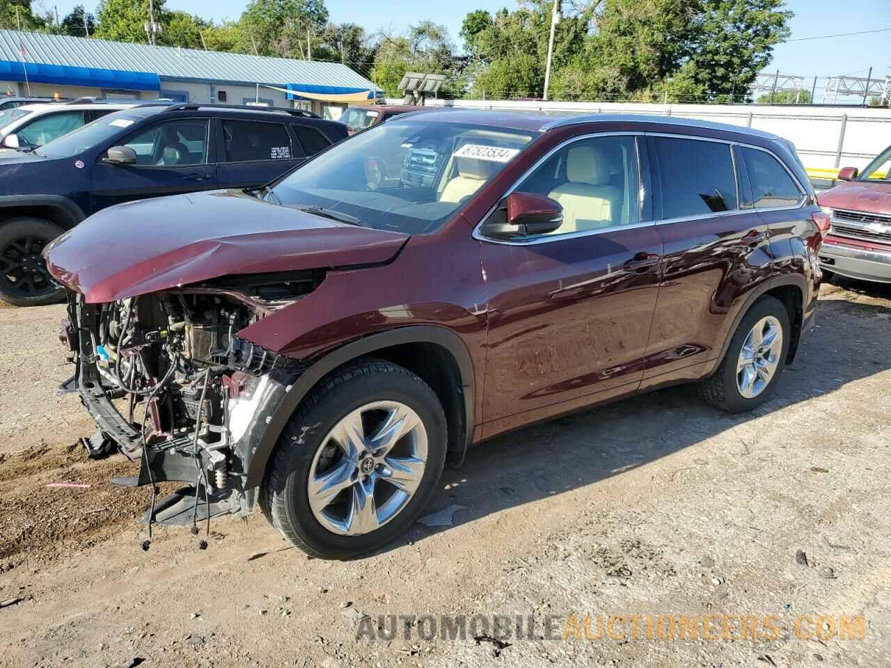 5TDDZRFH6JS827038 TOYOTA HIGHLANDER 2018