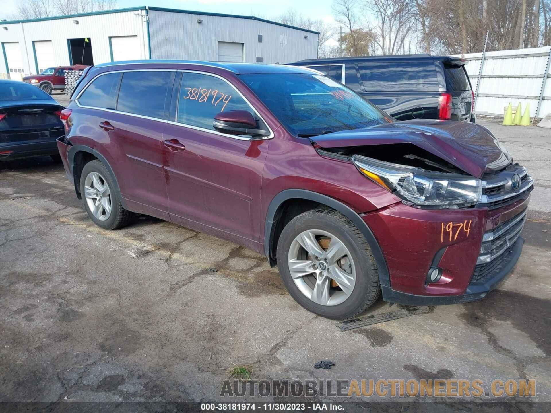 5TDDZRFH6JS855955 TOYOTA HIGHLANDER 2018