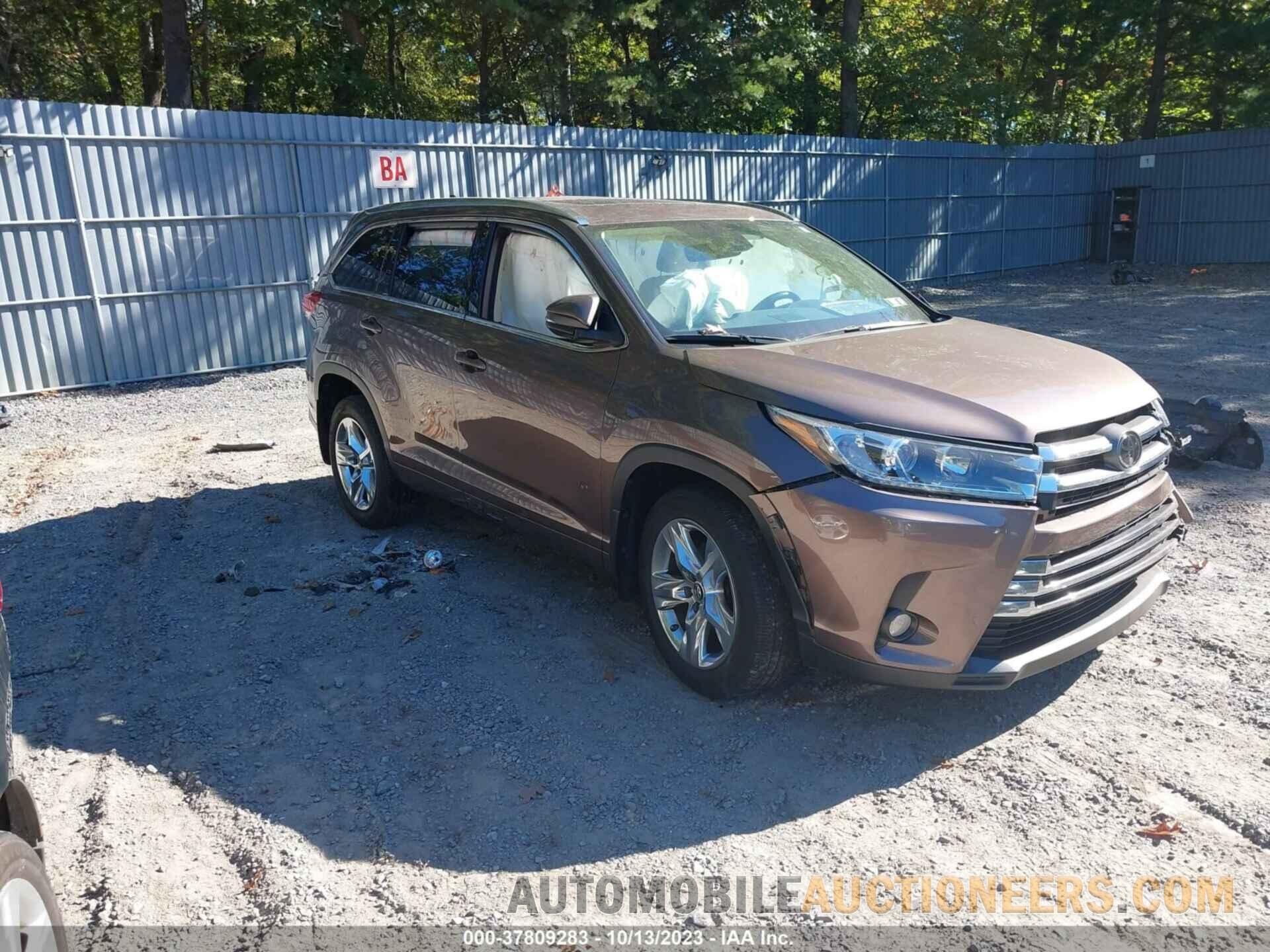 5TDDZRFH6JS899440 TOYOTA HIGHLANDER 2018