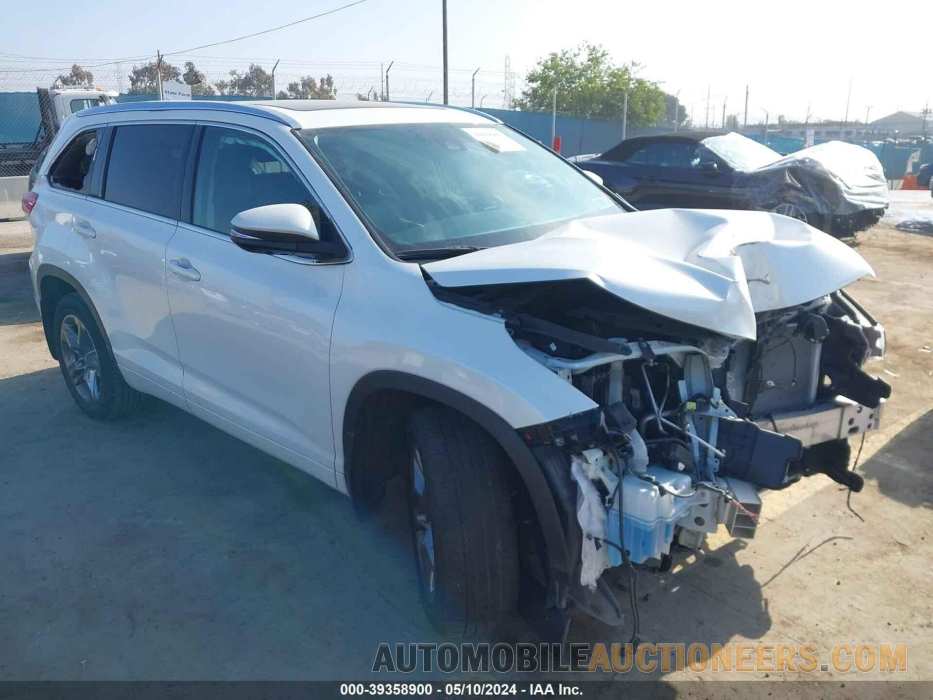 5TDDZRFH6JS912817 TOYOTA HIGHLANDER 2018