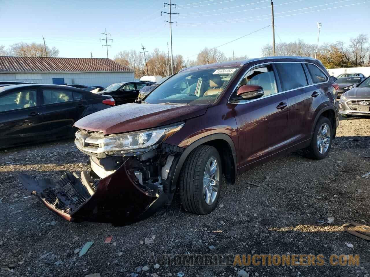 5TDDZRFH6KS733176 TOYOTA HIGHLANDER 2019