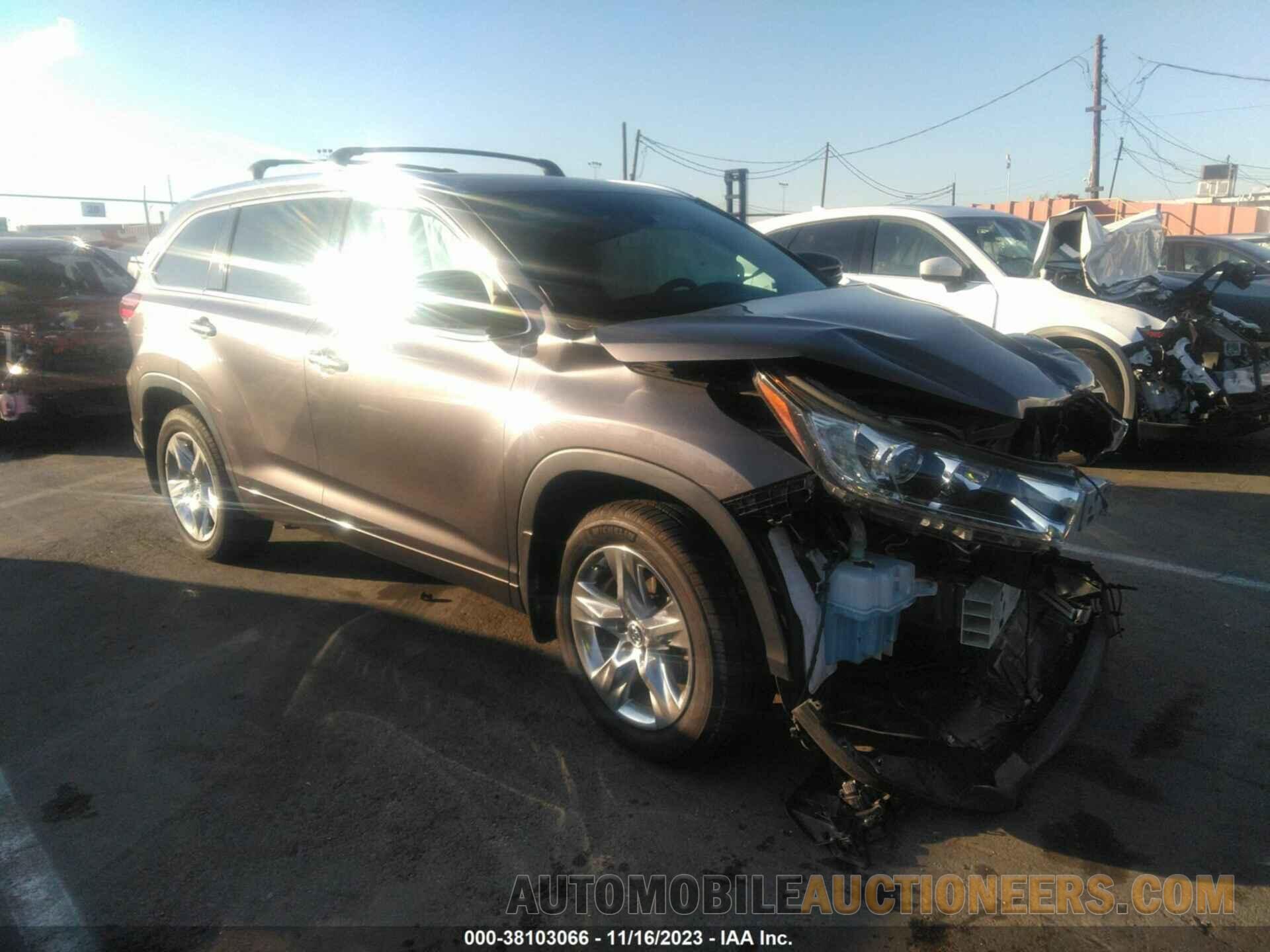 5TDDZRFH6KS980617 TOYOTA HIGHLANDER 2019