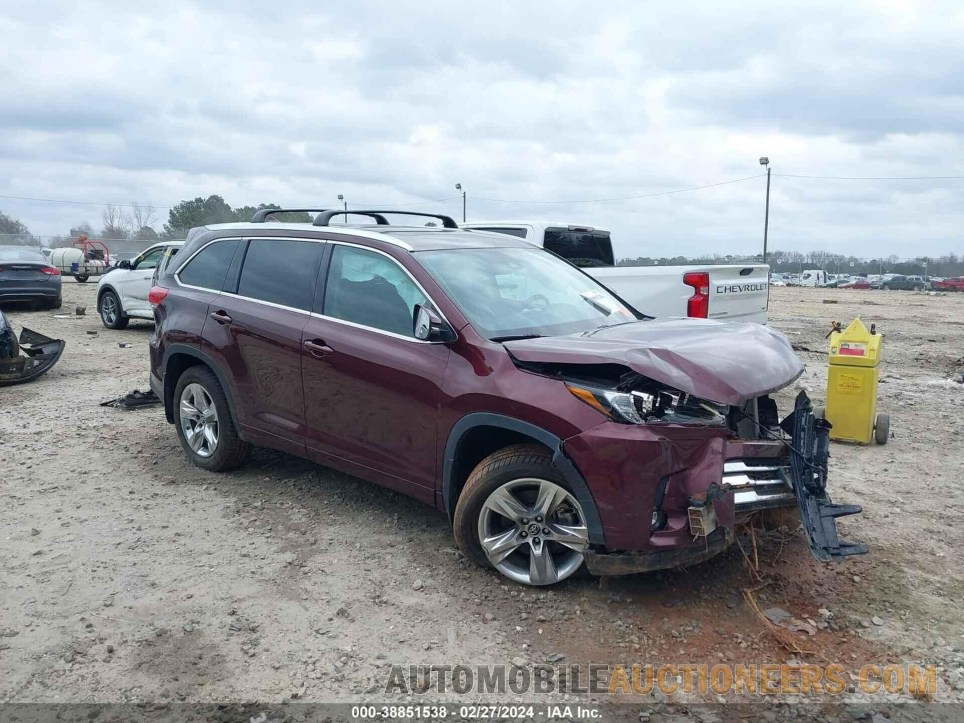 5TDDZRFH6KS980634 TOYOTA HIGHLANDER 2019