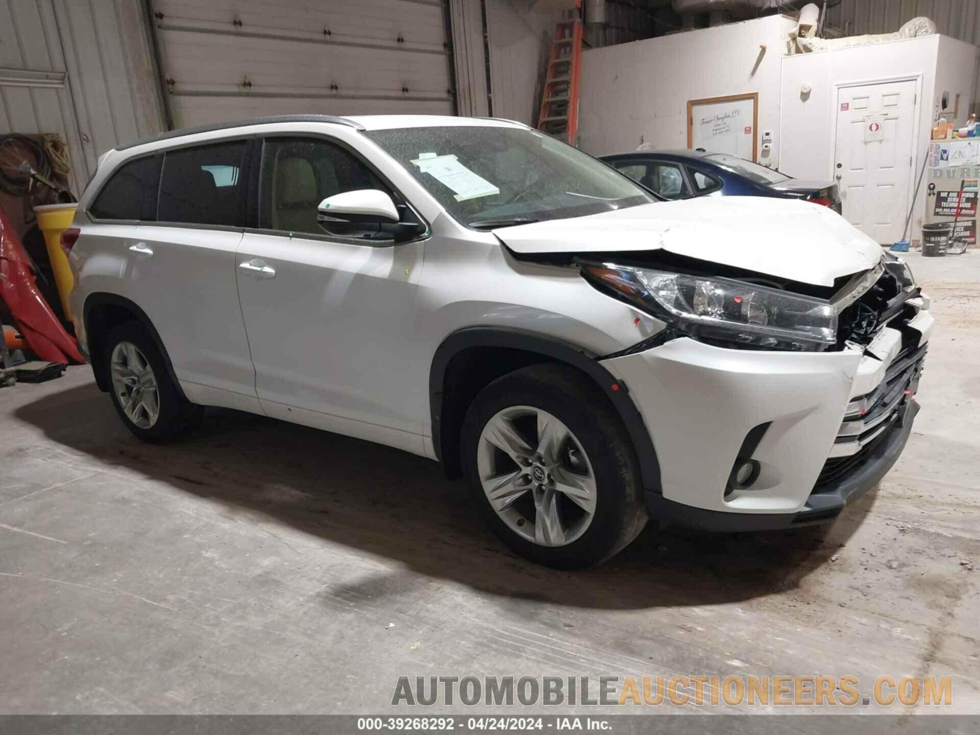 5TDDZRFH7HS370413 TOYOTA HIGHLANDER 2017