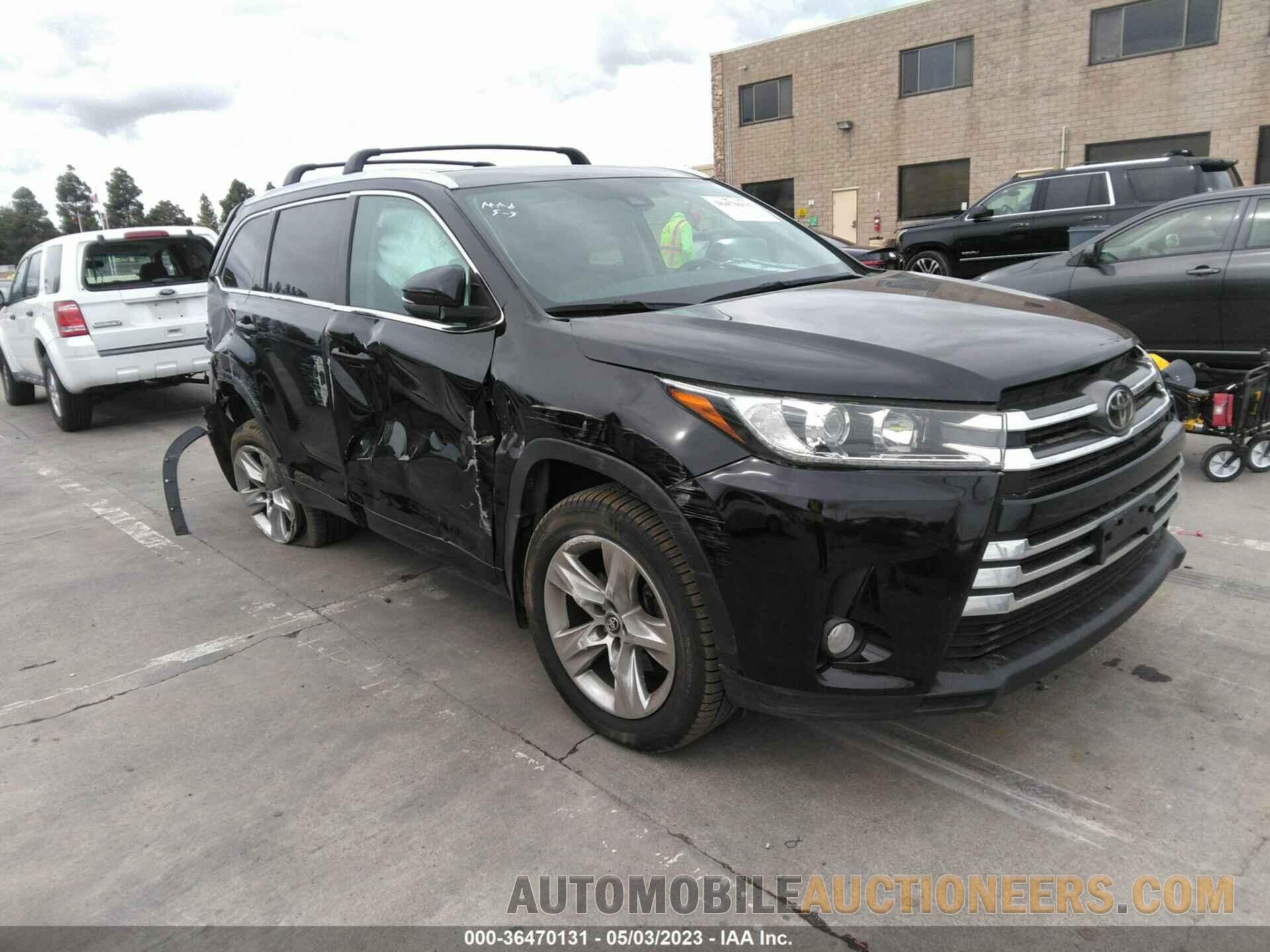 5TDDZRFH7HS376311 TOYOTA HIGHLANDER 2017