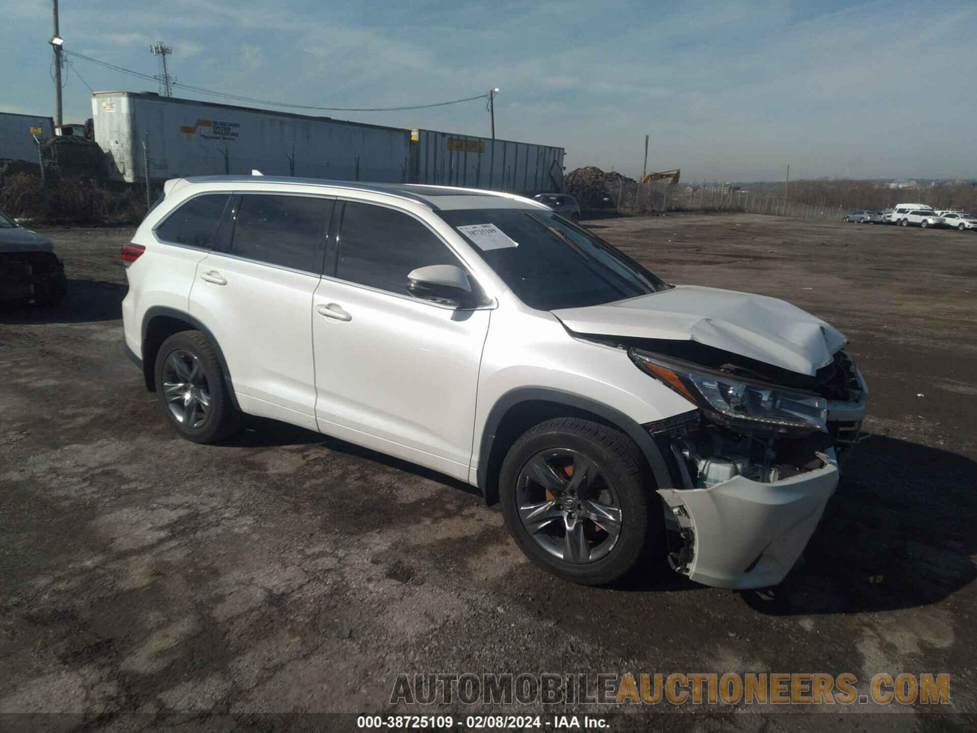 5TDDZRFH7HS452271 TOYOTA HIGHLANDER 2017