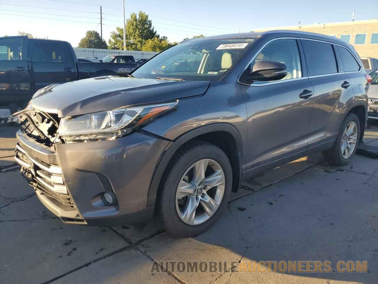 5TDDZRFH7JS814881 TOYOTA HIGHLANDER 2018