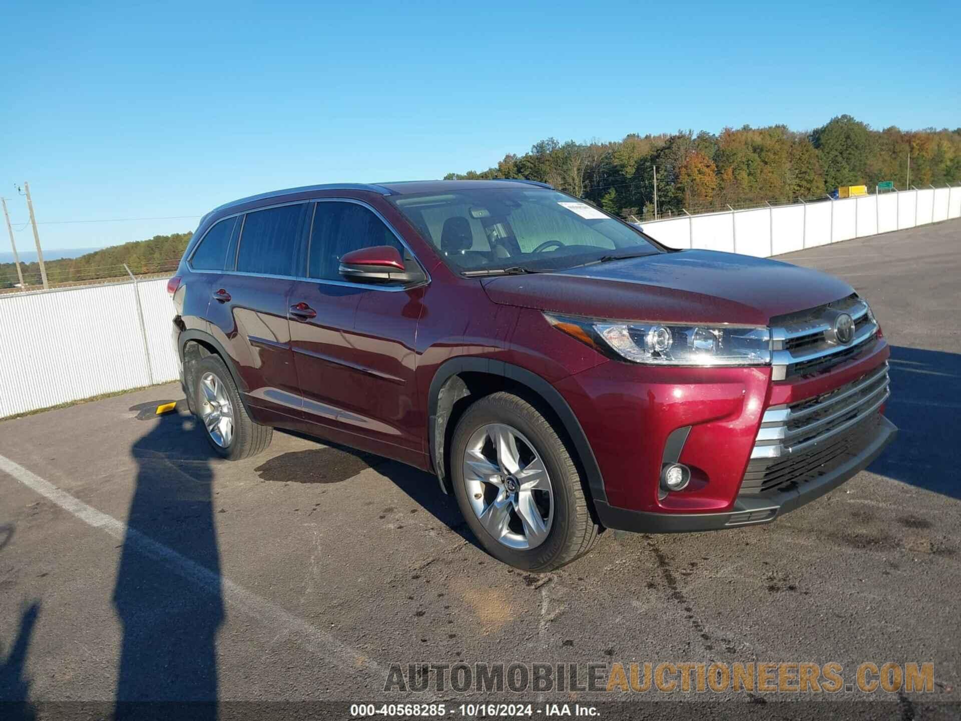 5TDDZRFH7KS946296 TOYOTA HIGHLANDER 2019