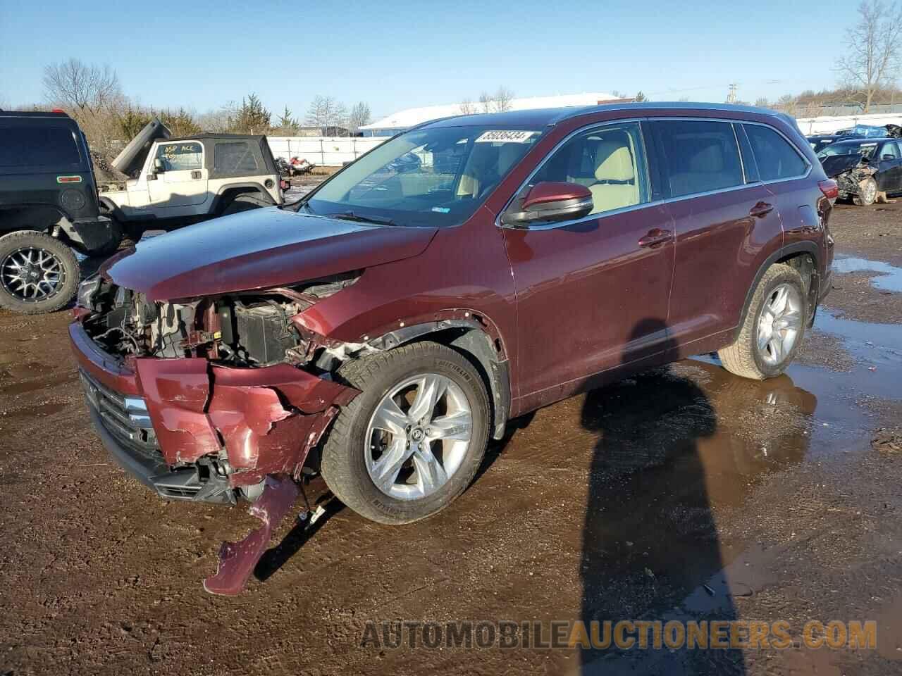 5TDDZRFH8HS359758 TOYOTA HIGHLANDER 2017