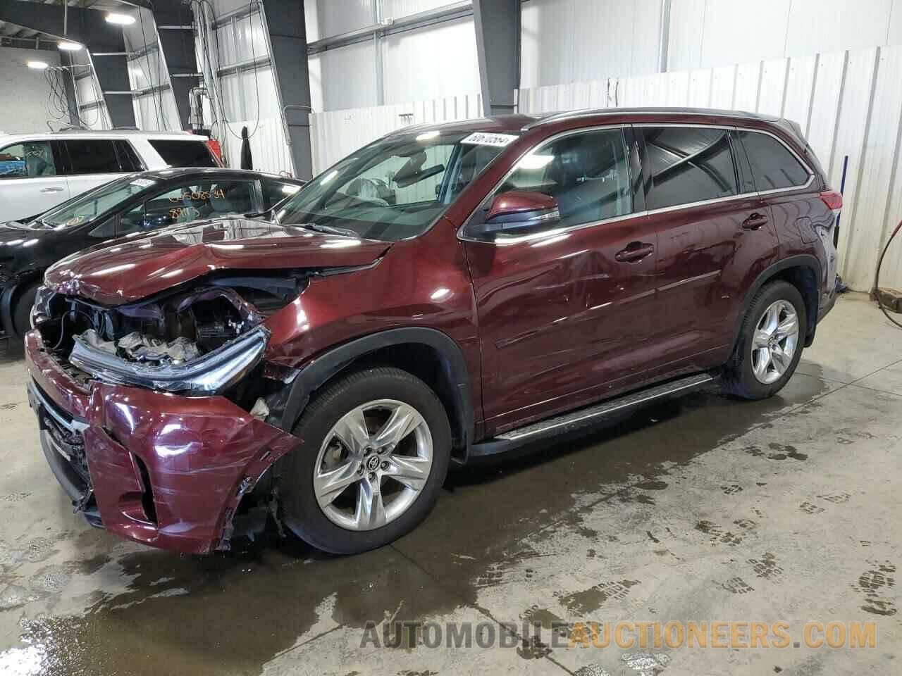 5TDDZRFH8HS381985 TOYOTA HIGHLANDER 2017