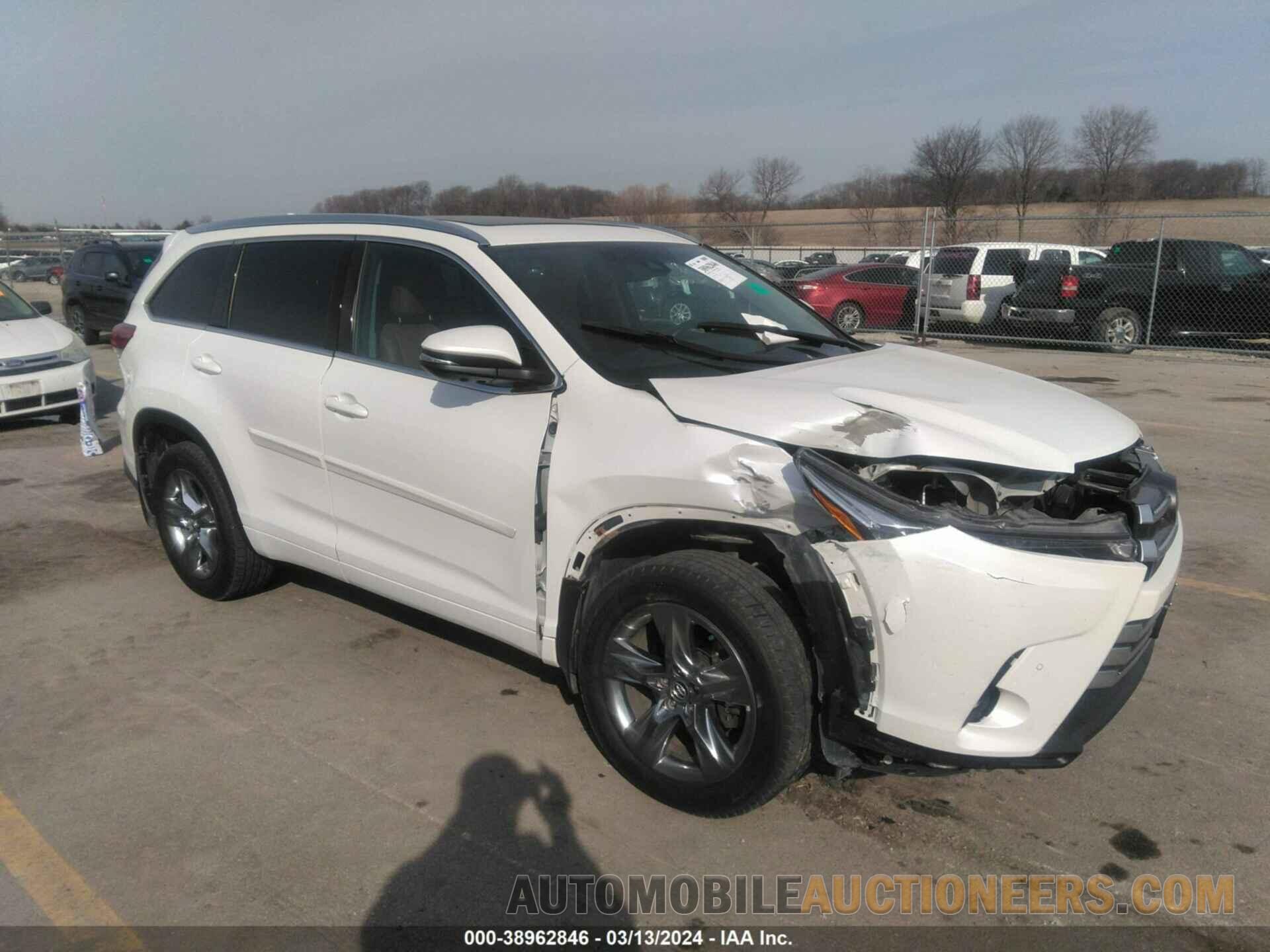 5TDDZRFH8HS386376 TOYOTA HIGHLANDER 2017