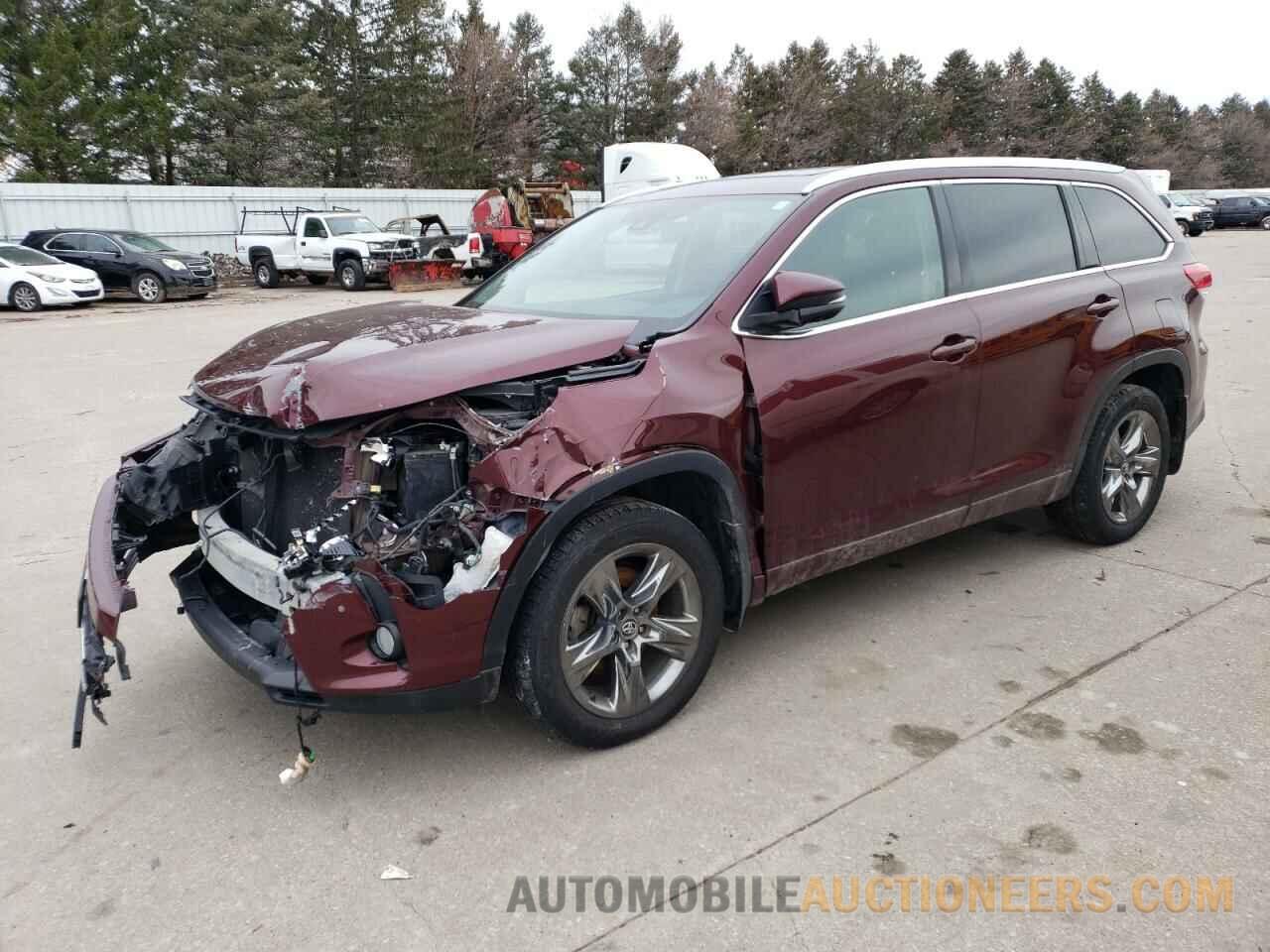 5TDDZRFH8HS389228 TOYOTA HIGHLANDER 2017