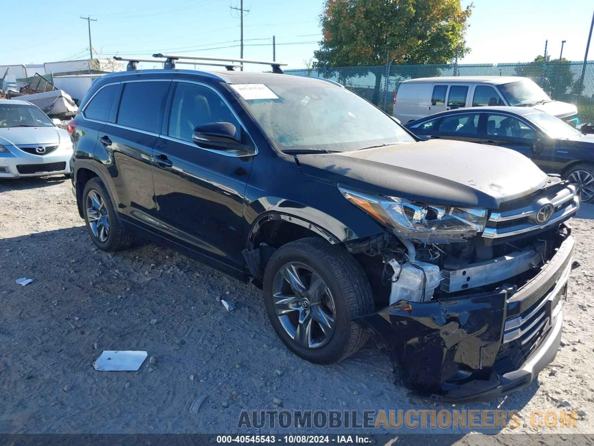 5TDDZRFH8HS415939 TOYOTA HIGHLANDER 2017