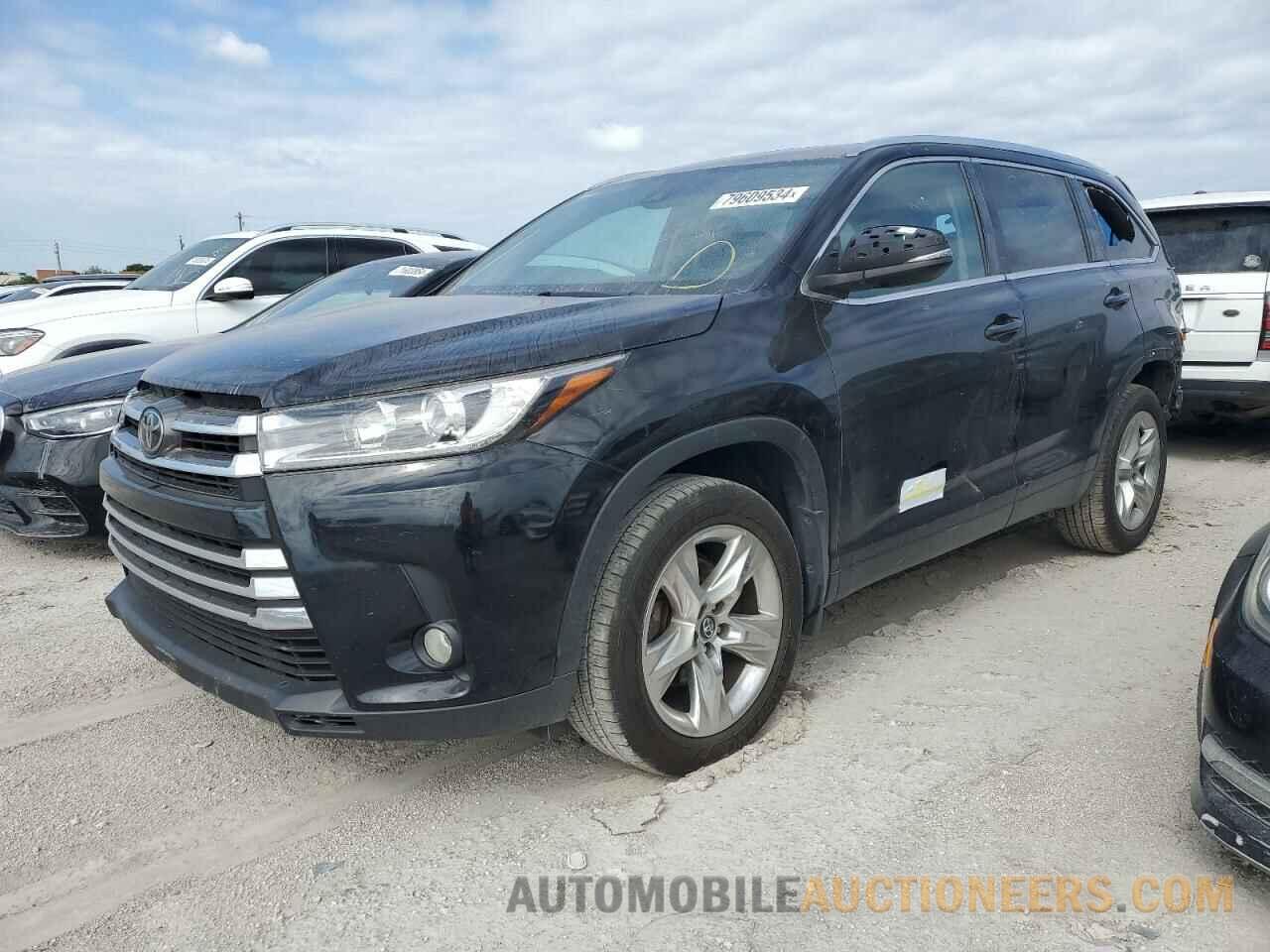 5TDDZRFH8HS423359 TOYOTA HIGHLANDER 2017