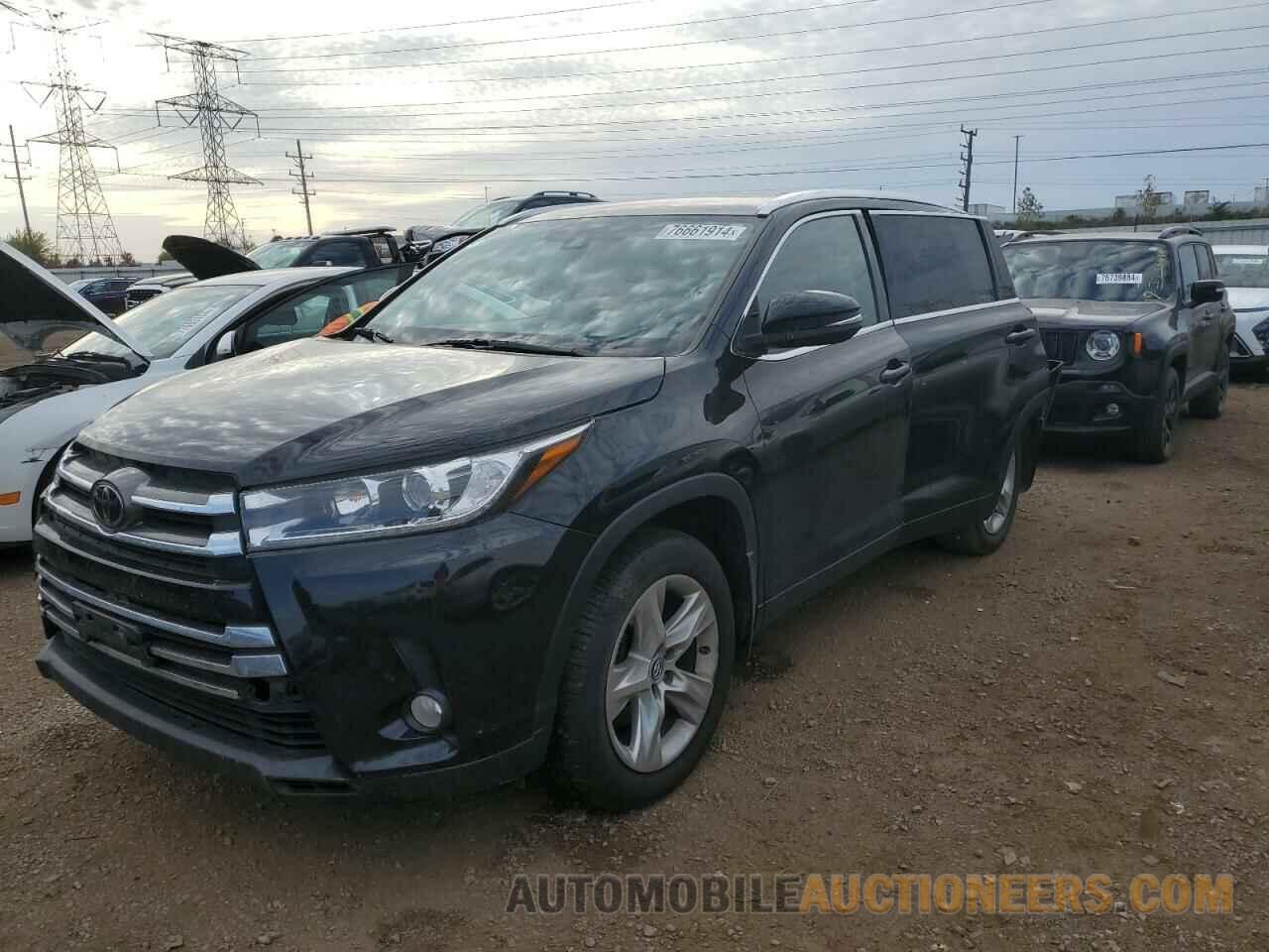 5TDDZRFH8HS424687 TOYOTA HIGHLANDER 2017