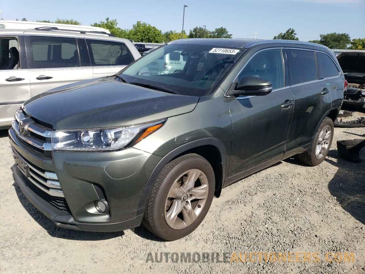 5TDDZRFH8HS427931 TOYOTA HIGHLANDER 2017