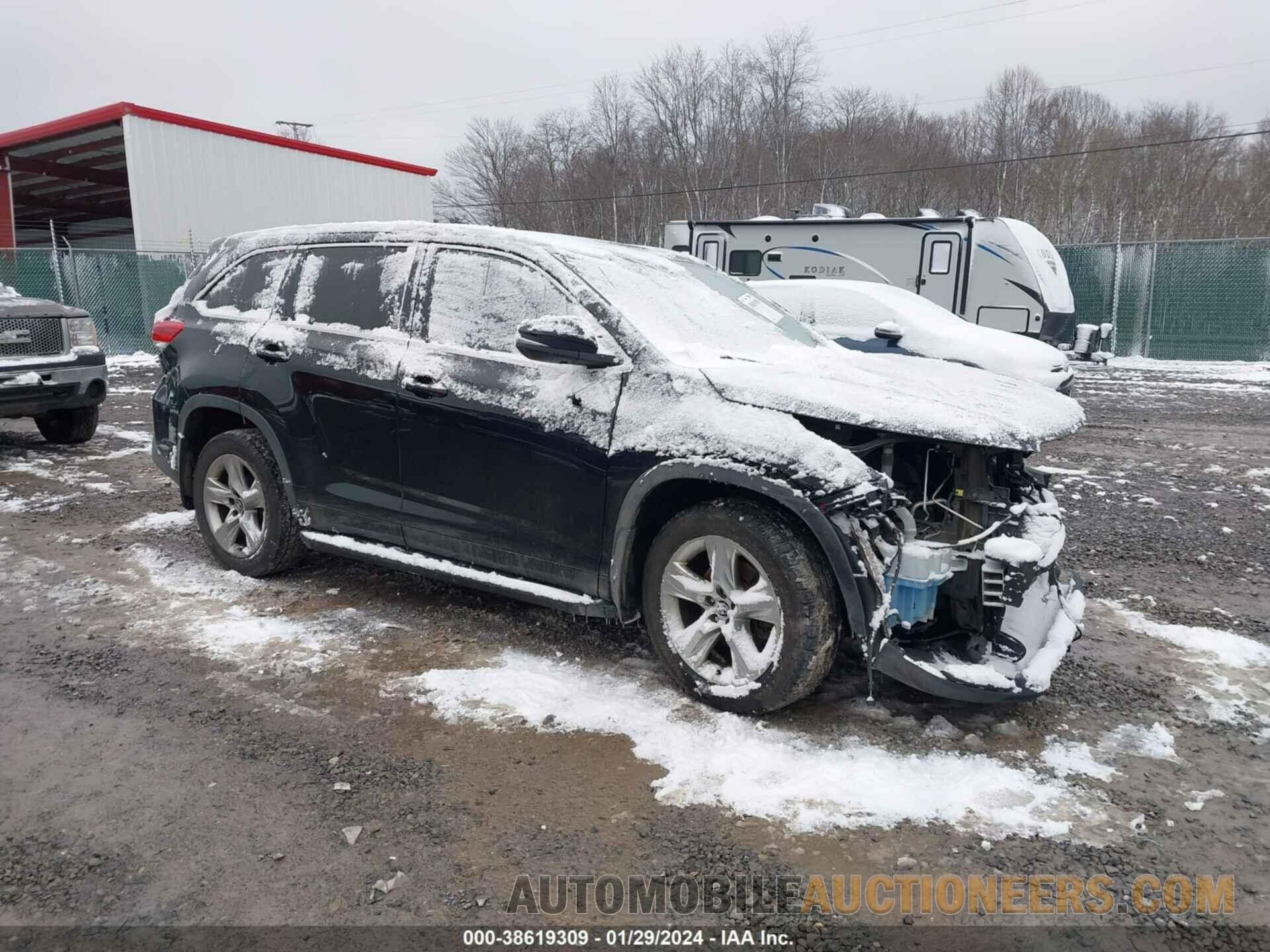 5TDDZRFH8HS433762 TOYOTA HIGHLANDER 2017