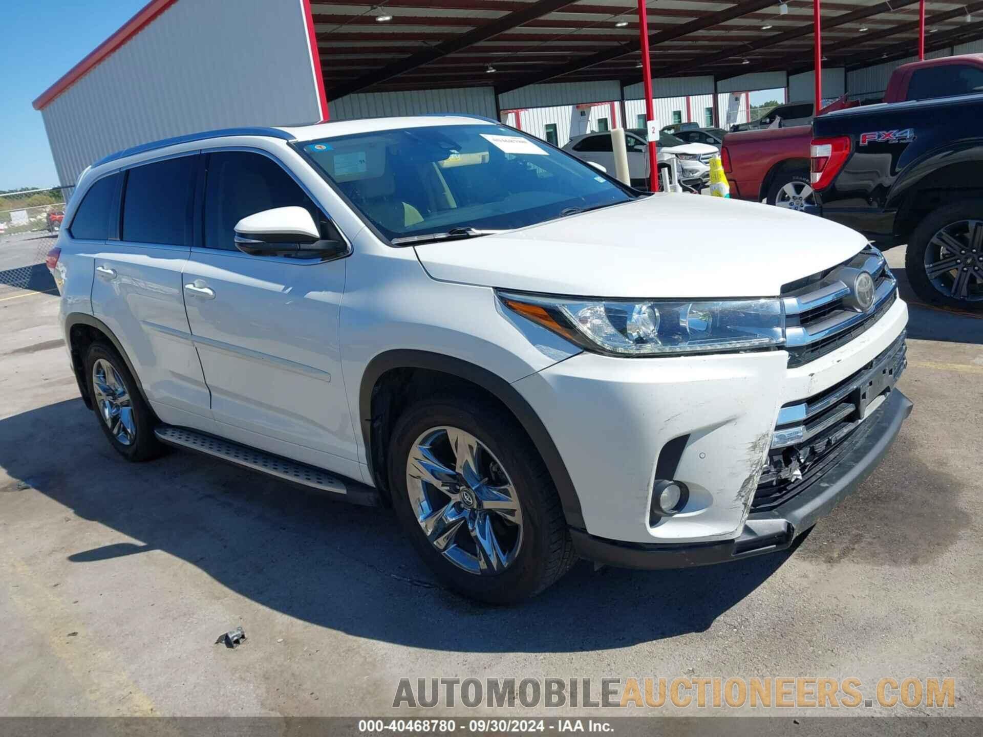 5TDDZRFH8HS466230 TOYOTA HIGHLANDER 2017