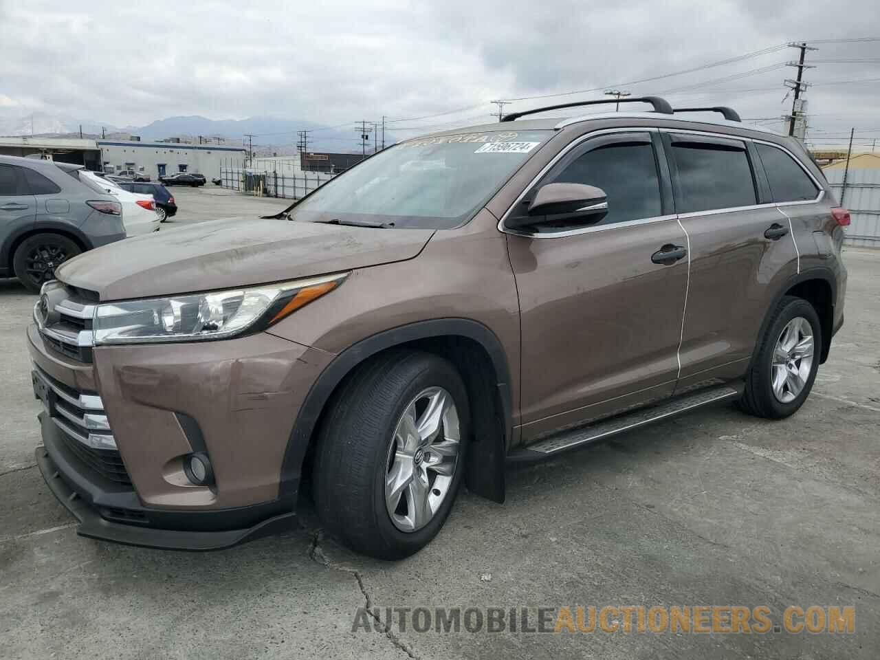 5TDDZRFH8JS490601 TOYOTA HIGHLANDER 2018