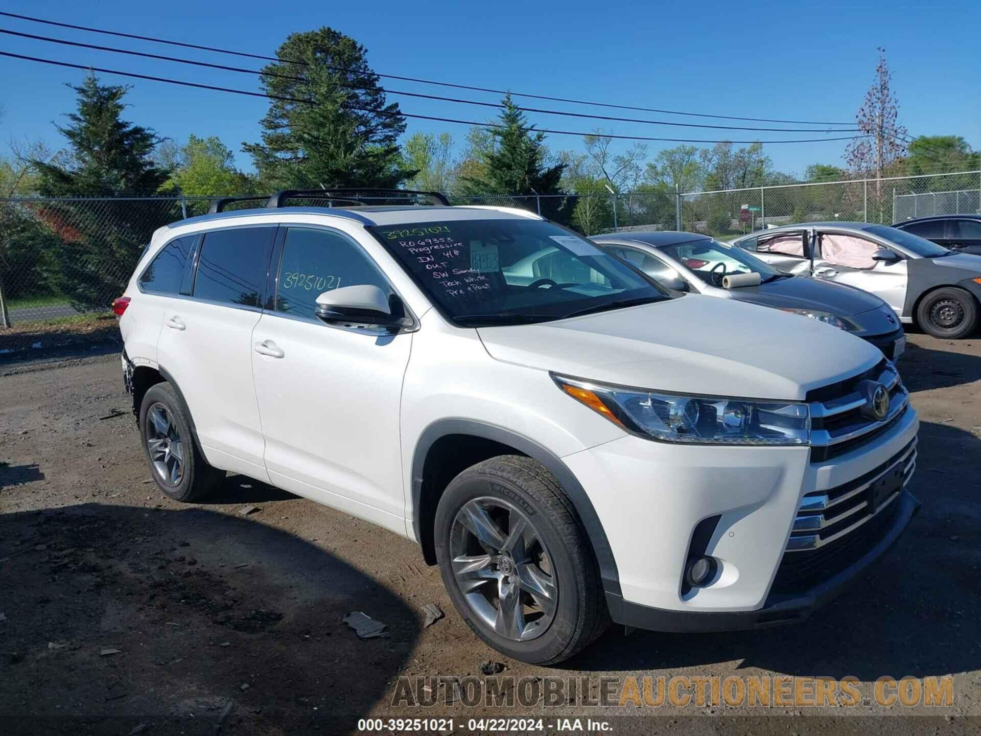 5TDDZRFH8JS496656 TOYOTA HIGHLANDER 2018